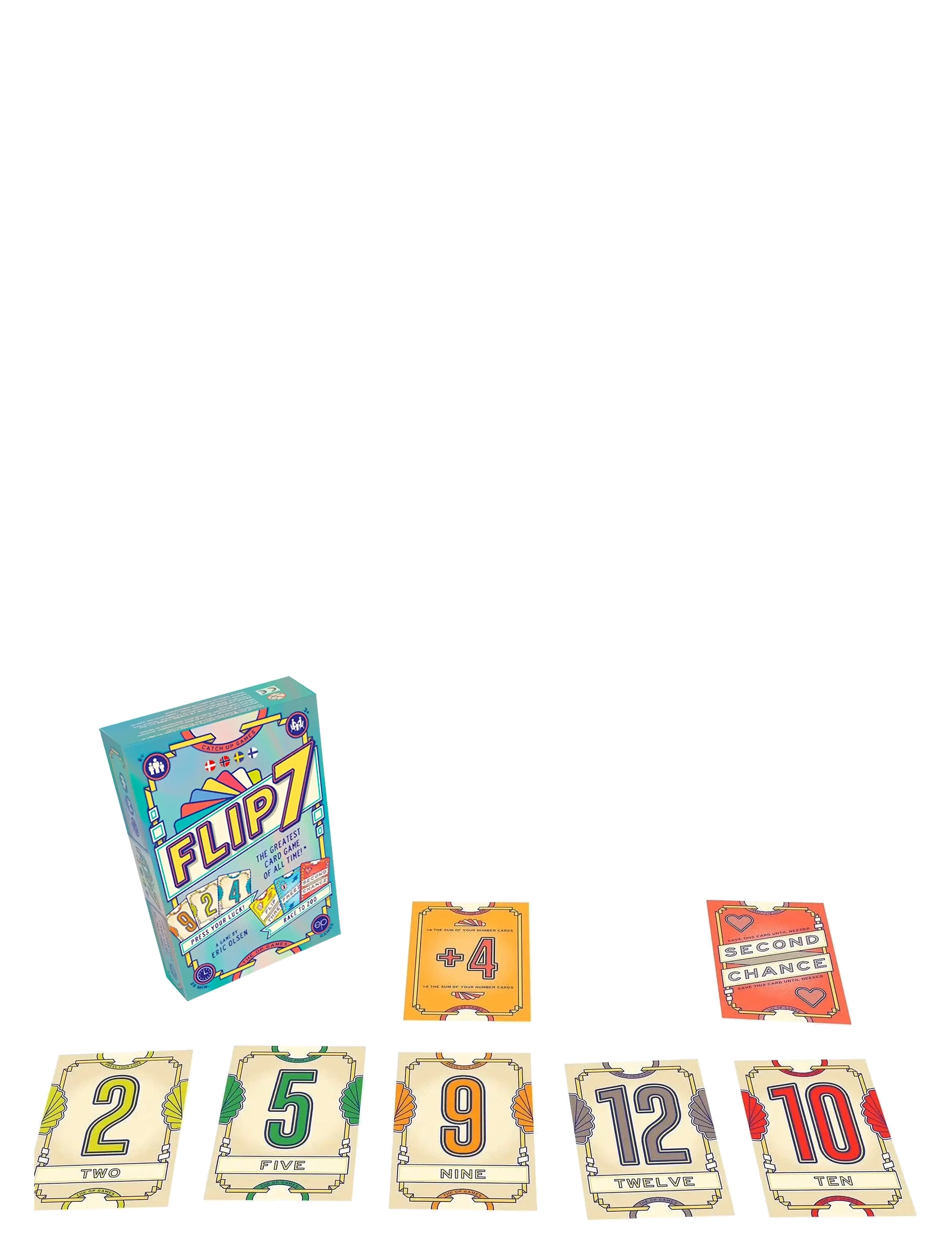 Asmodee - Flip 7¨Nordic - green - 2