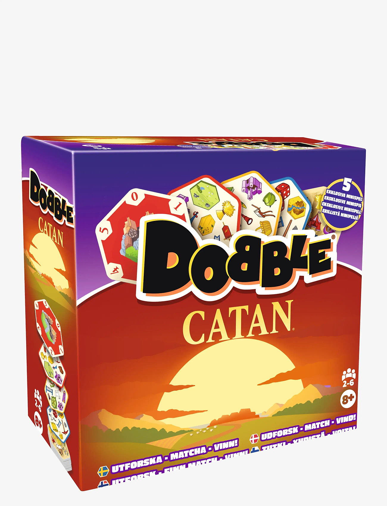 Asmodee - Dobble Catan - lauamängud - orange - 0