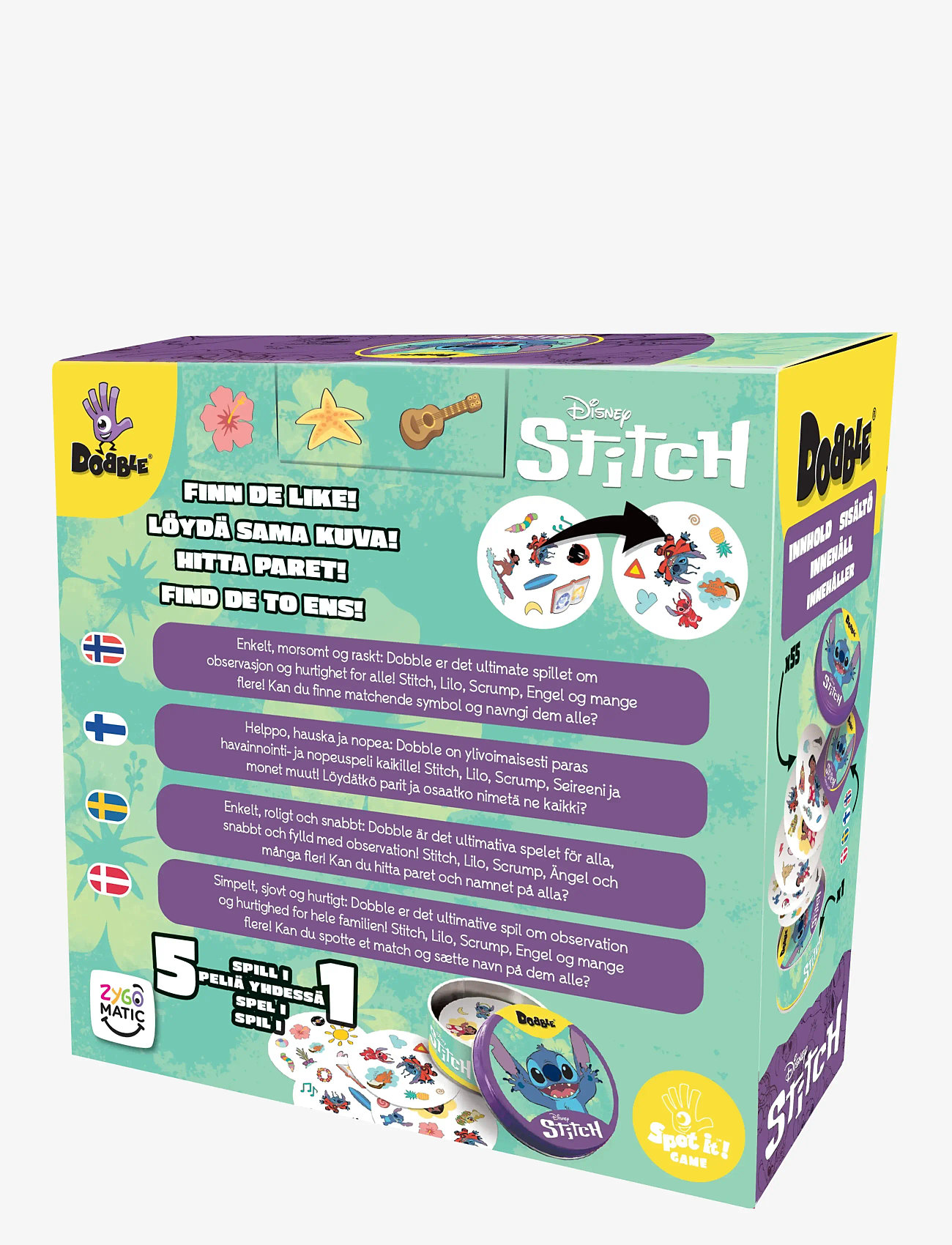 Asmodee - Dobble Stich - kaardimängud - blue - 1
