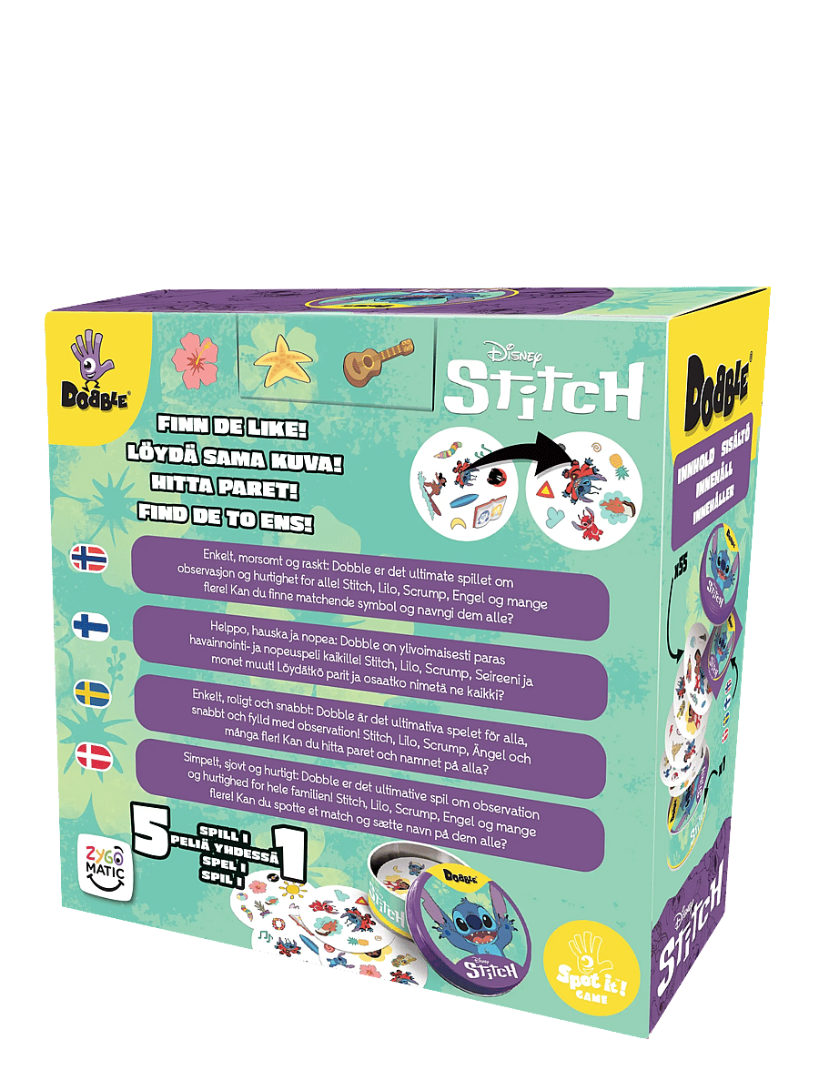 Asmodee - Dobble Stich - kartenspiele - blue - 1