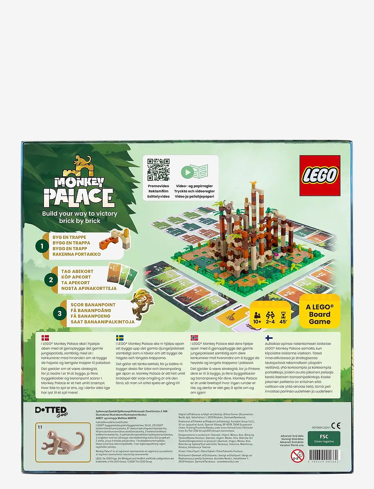 Asmodee - LEGO - Monkey Palace - brädspel - blue - 1