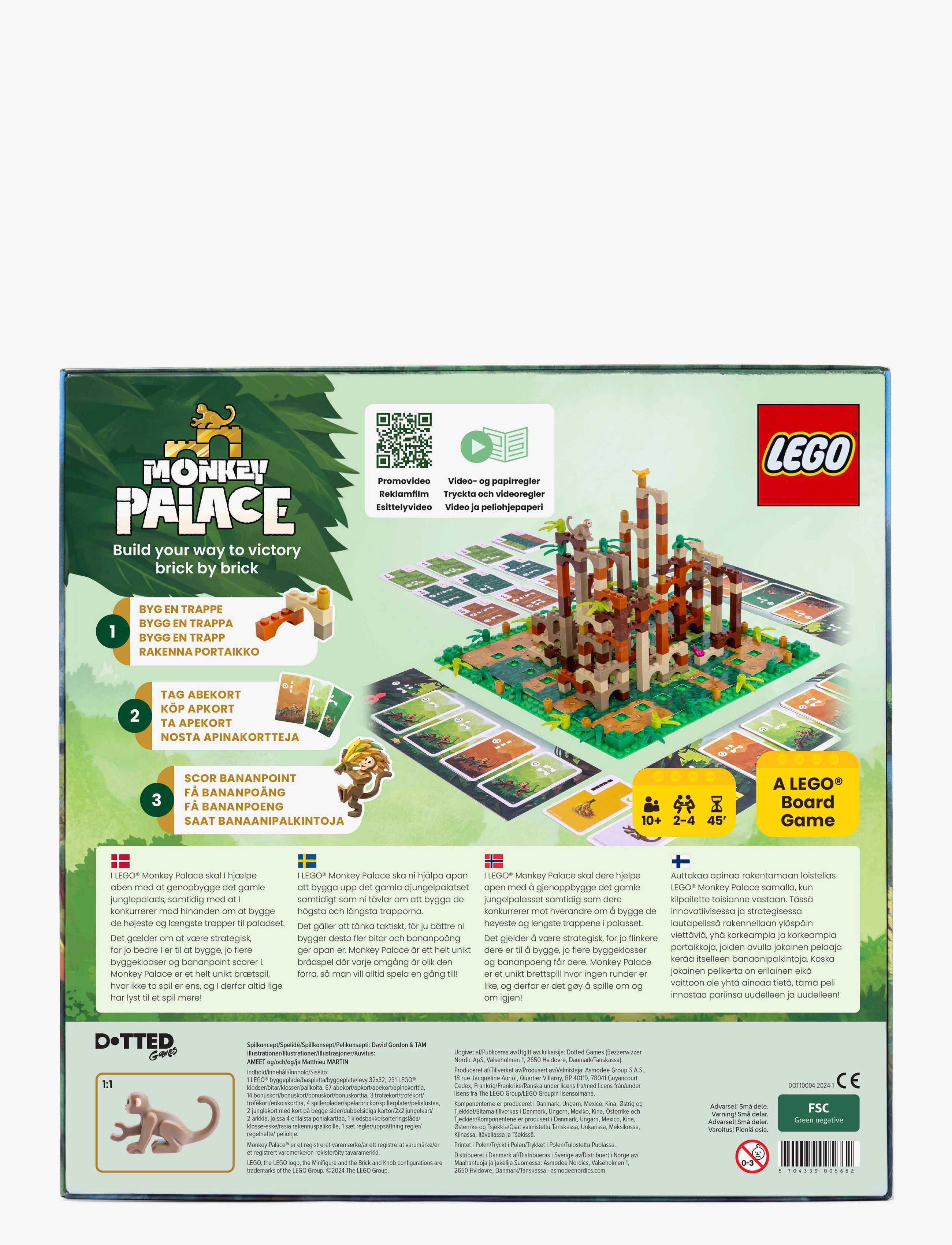 Asmodee - LEGO - Monkey Palace - brettspiele - blue - 5