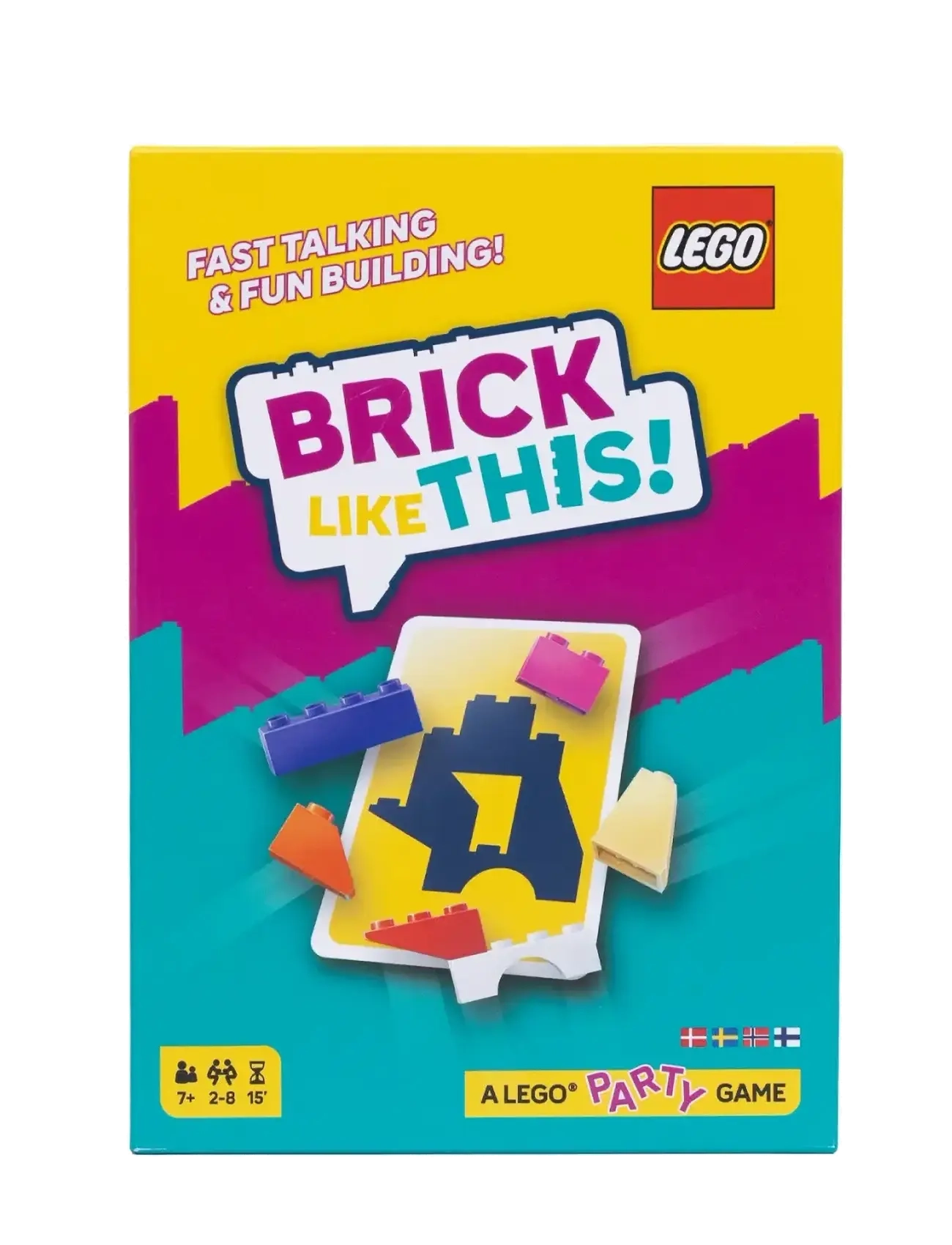 Asmodee Brick Like This! Nordic, One Size, Yellow, Spil > Brætspil, Børn