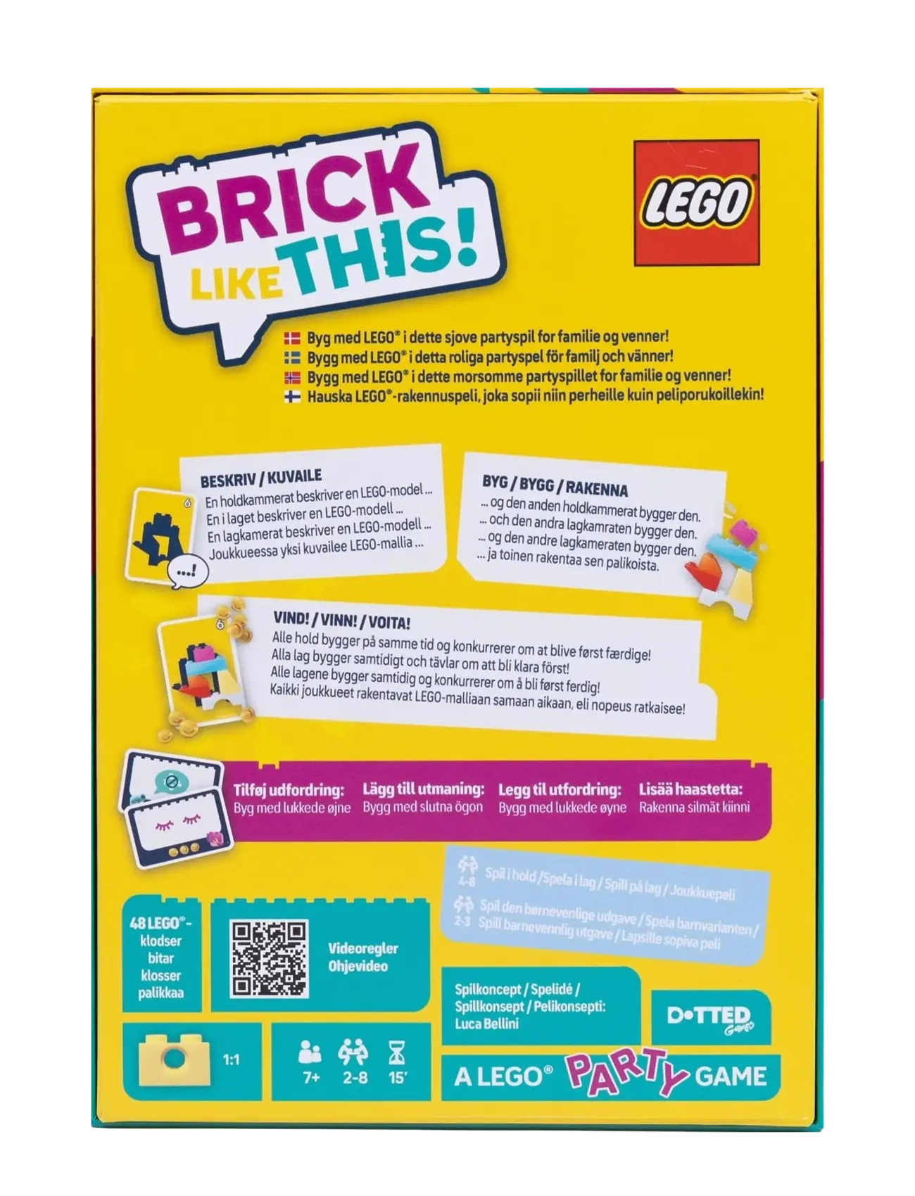 Asmodee - Brick Like This! Nordic - brettspiele - multi coloured - 1