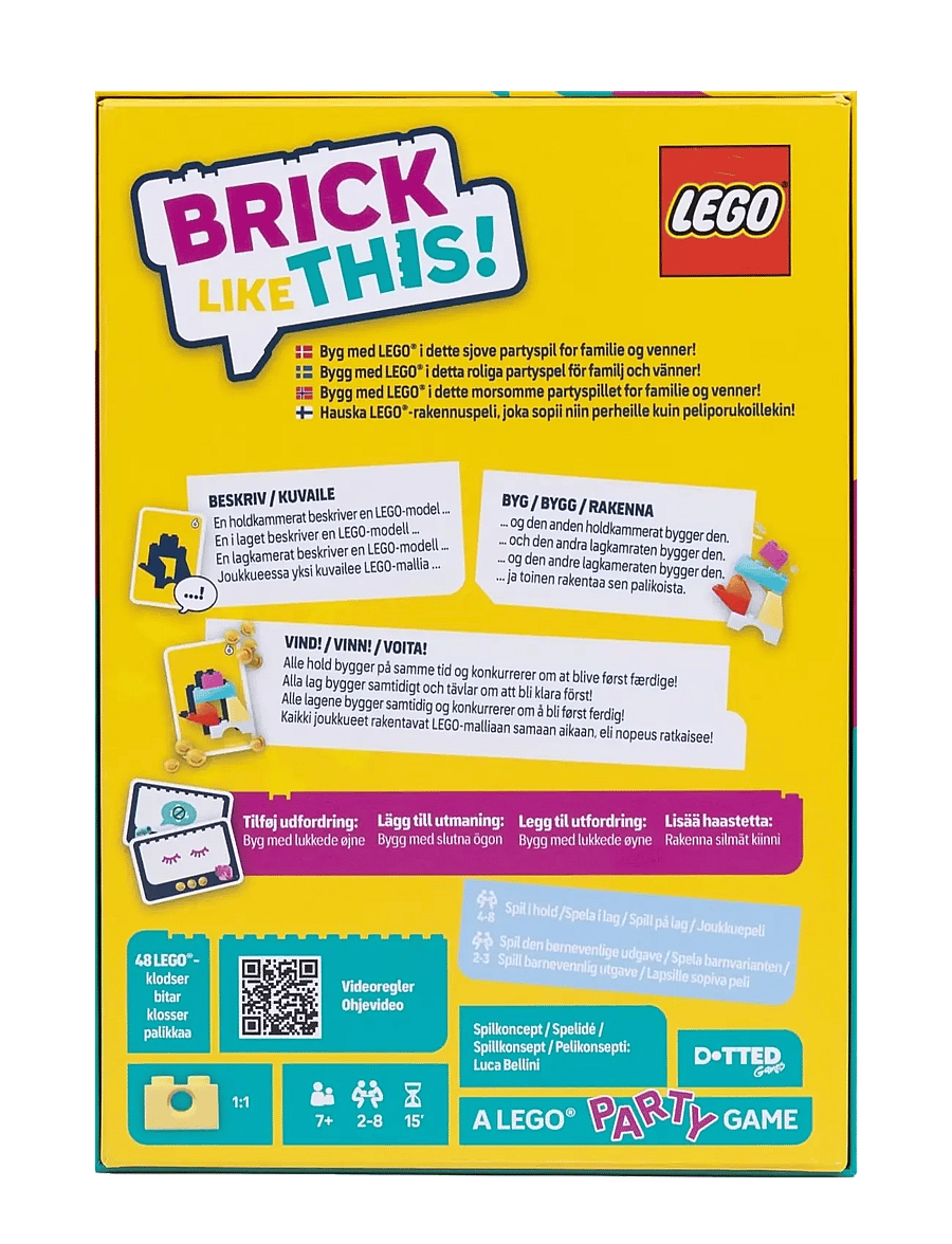 Asmodee - Brick Like This! Nordic - brettspiele - multi coloured - 1