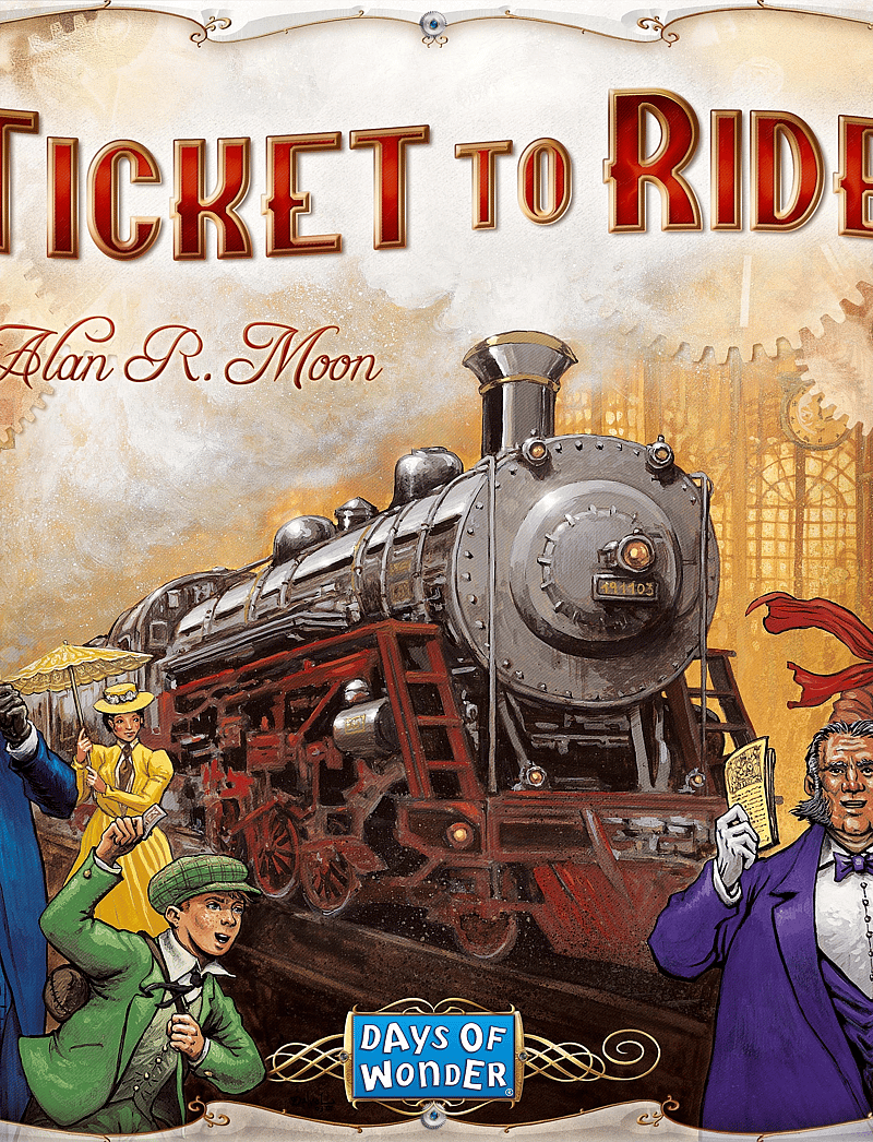 Asmodee - TTR USA Nordic - lauamängud - beige - 0