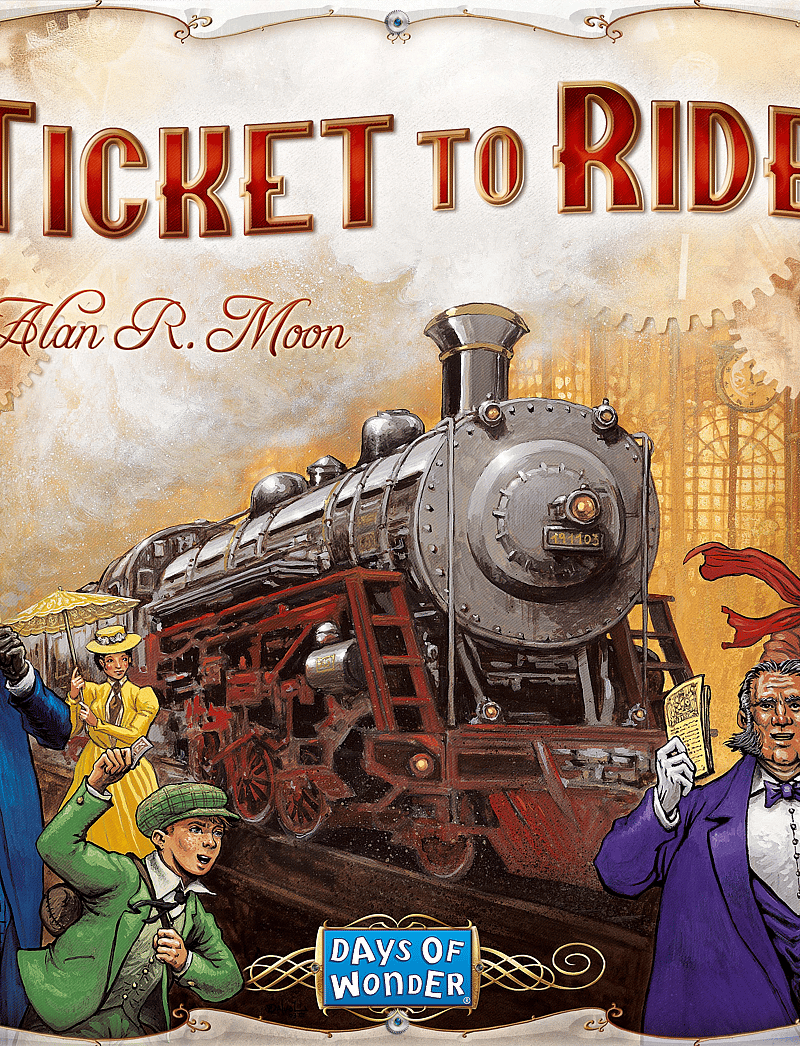 Asmodee - TTR USA Nordic - lauamängud - beige - 5