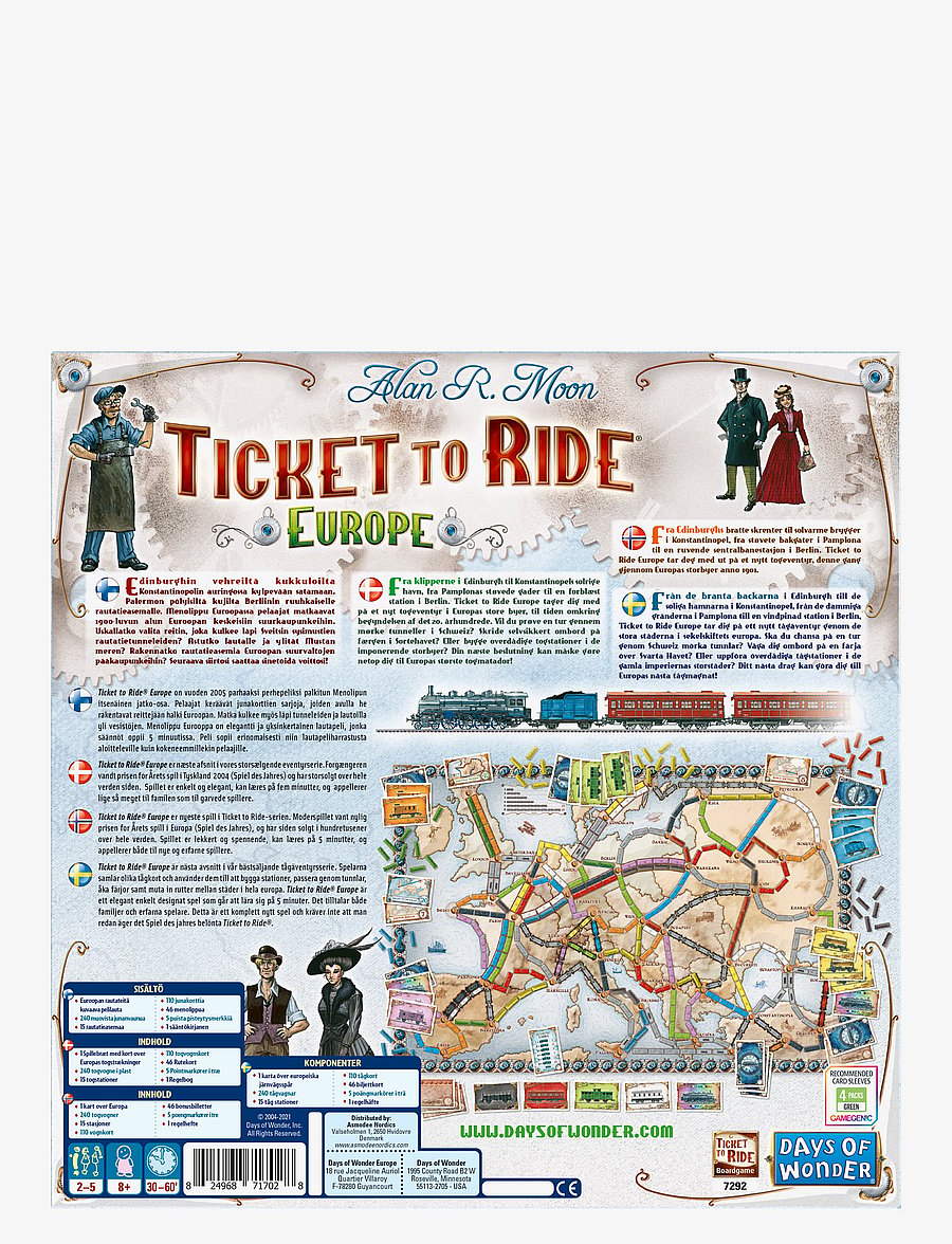 Asmodee - TTR Europe Nordic - lauamängud - blue - 1