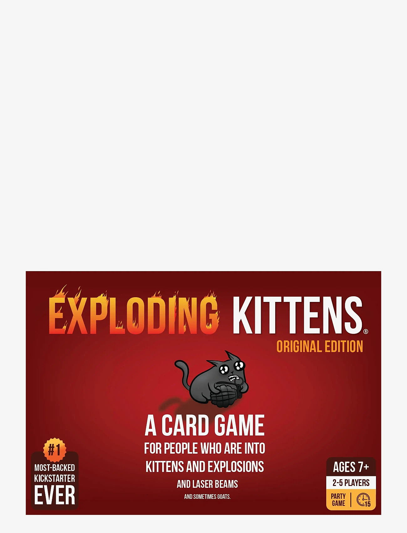 Asmodee - Exploding Kittens Original Ed. - kaardimängud - red - 0