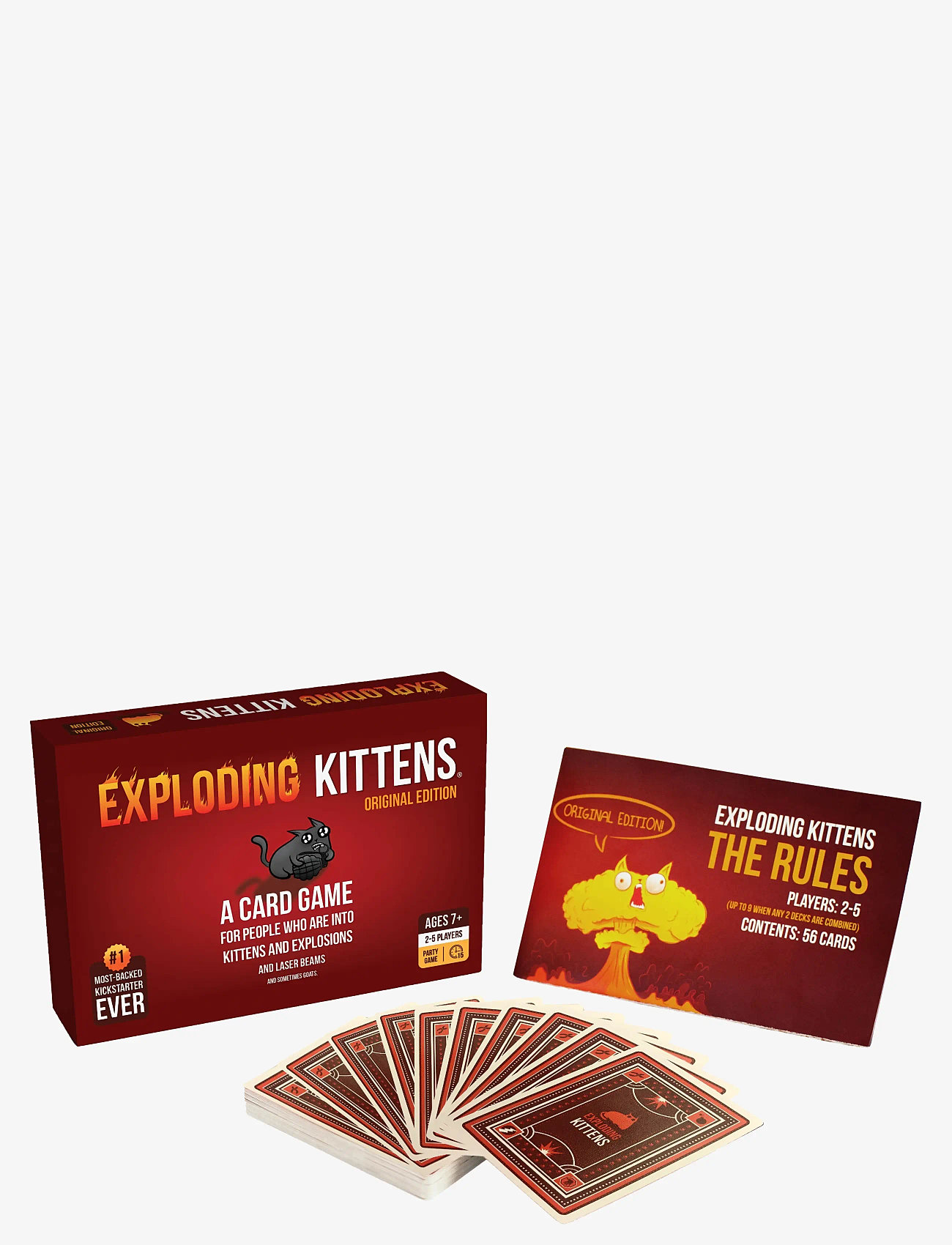 Asmodee - Exploding Kittens Original Ed. - kaardimängud - red - 1