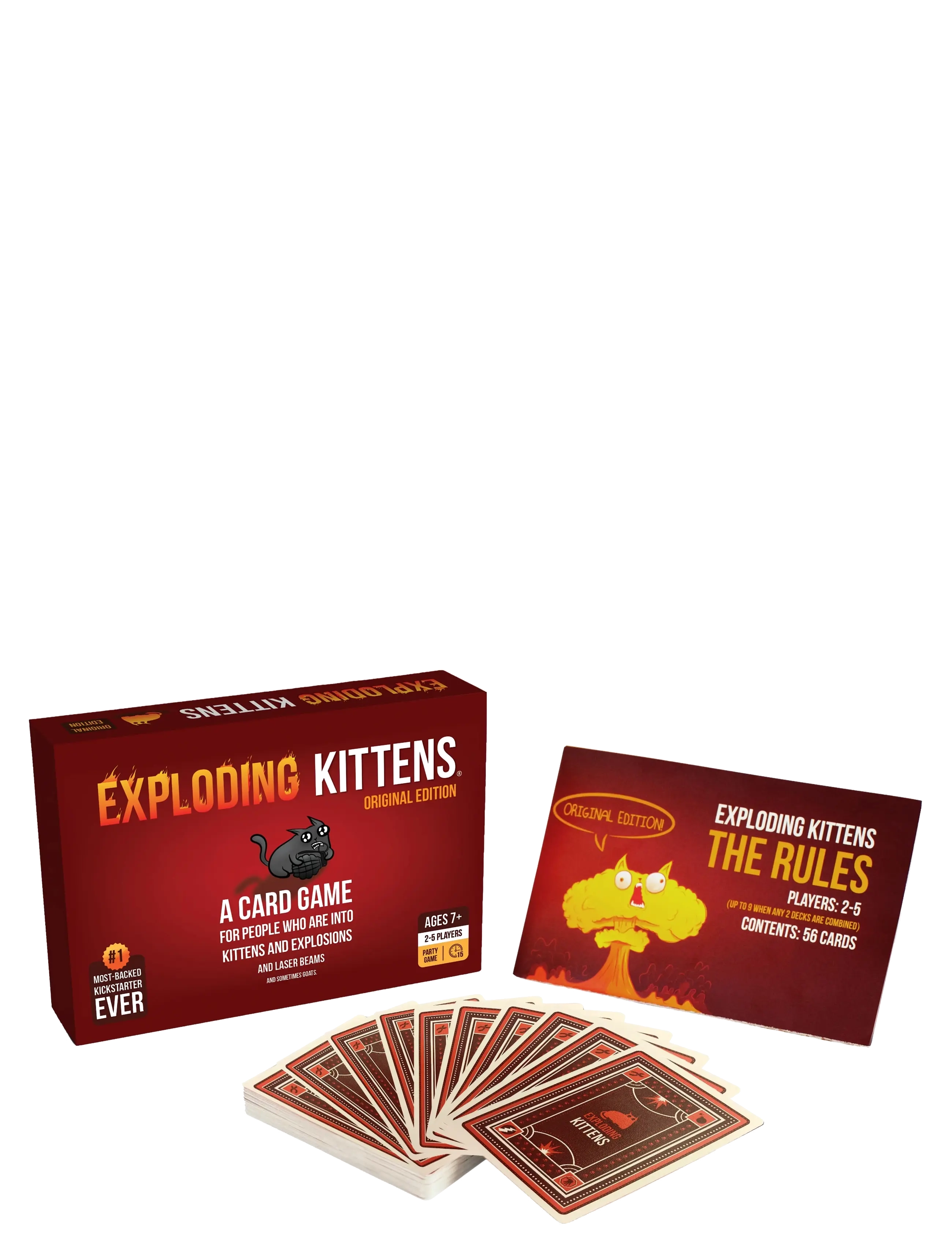 Asmodee - Exploding Kittens Original Ed. - korttipelit - red - 1