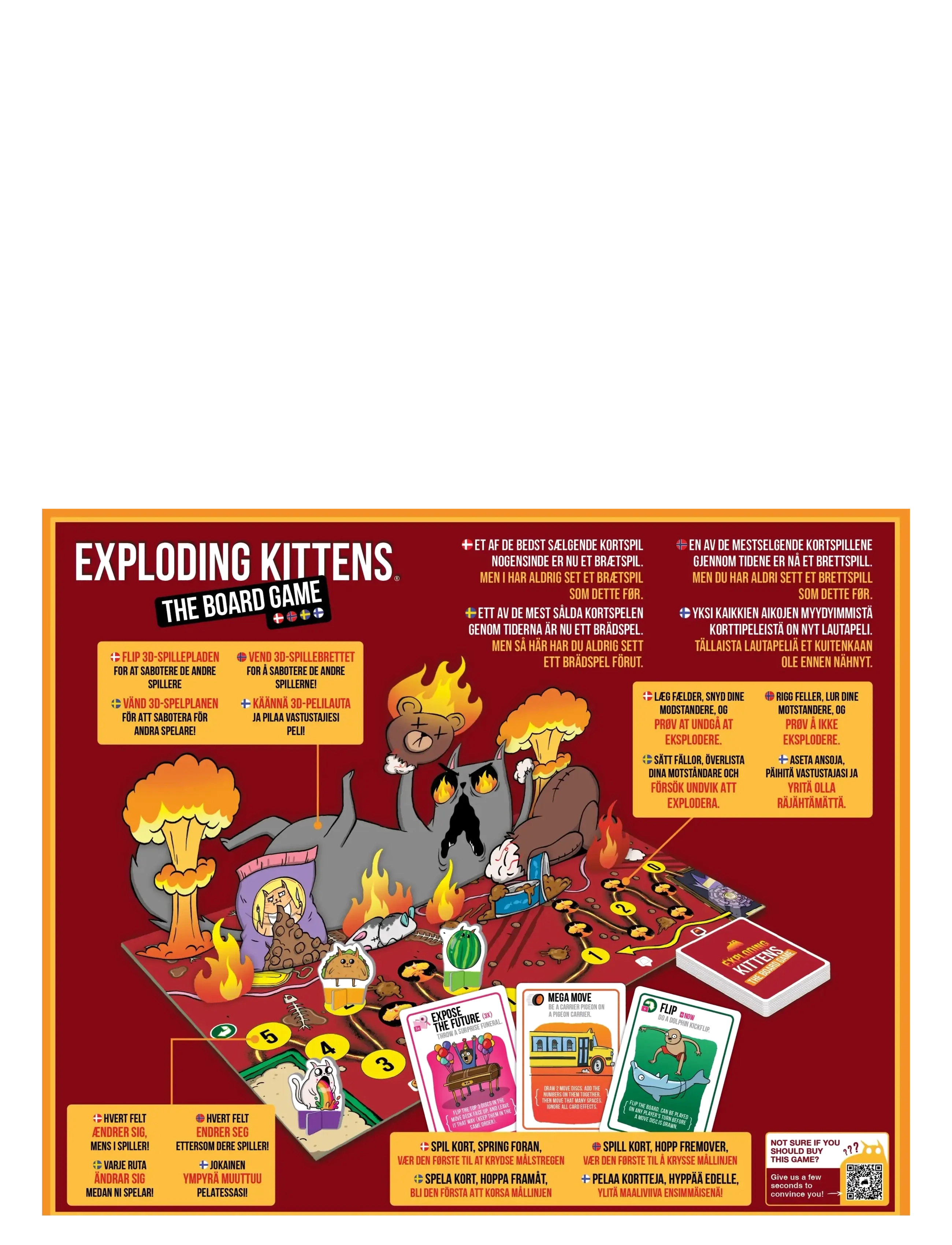 Asmodee - Exploding Kittens Tin 10th Year Anniv. - kaartspellen - red - 1