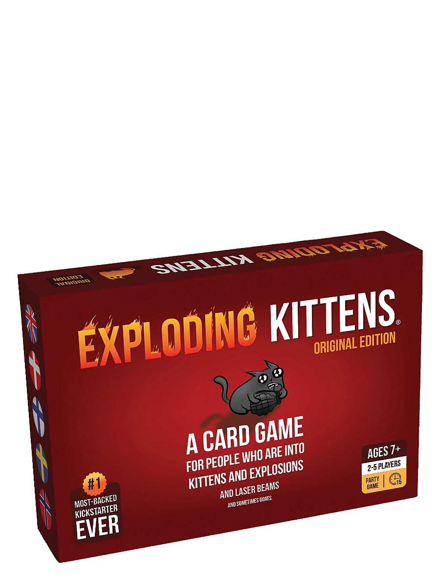 Asmodee - Exploding Kittens Original Nordic - kaardimängud - red - 0