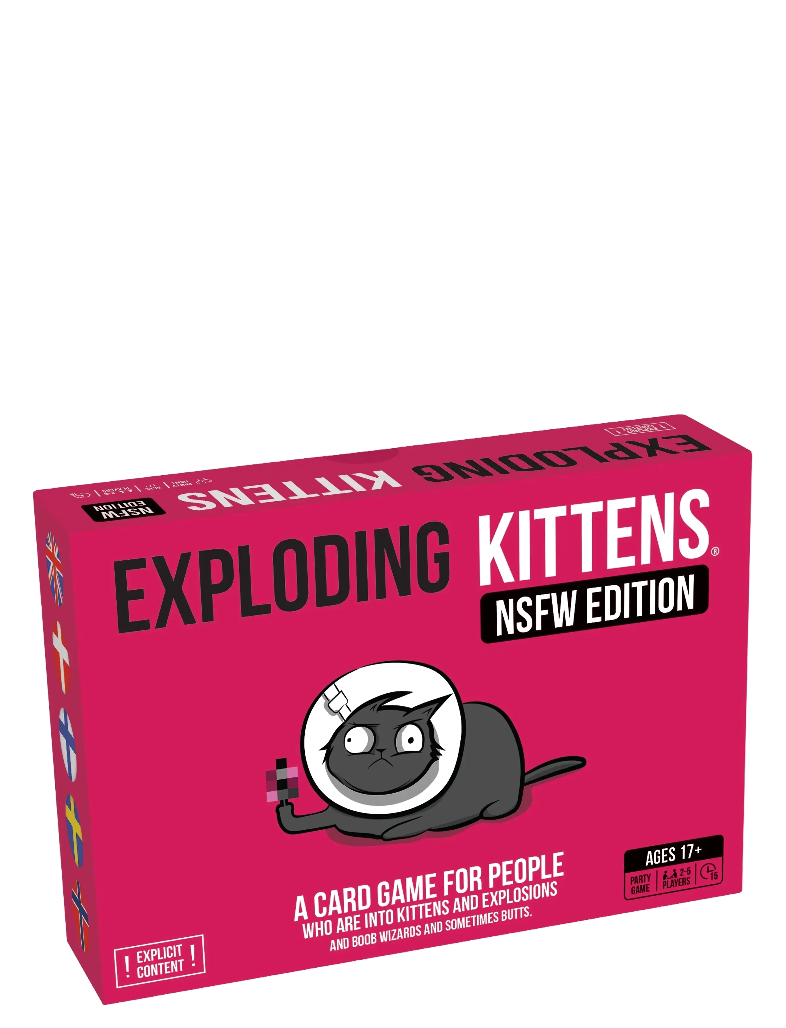 Asmodee Exploding Kittens Nordic Nsfw Ed. (Pink), Børn, Card Spil, Pink, Str: ONE SIZE