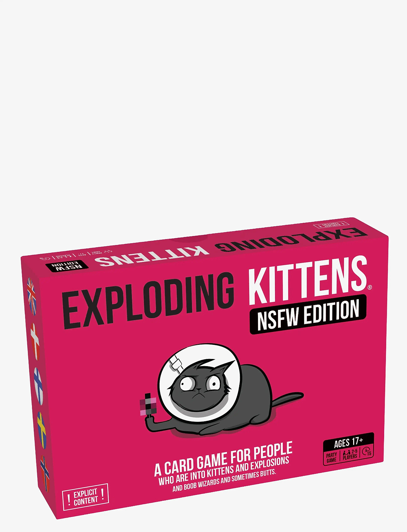 Asmodee - Exploding Kittens Nordic NSFW Ed. (Pink) - kortspel - pink - 0