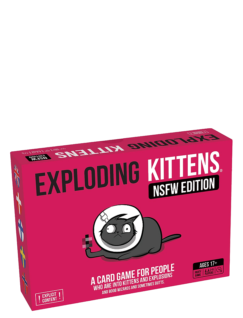 Asmodee - Exploding Kittens Nordic NSFW Ed. (Pink) - kortspel - pink - 0