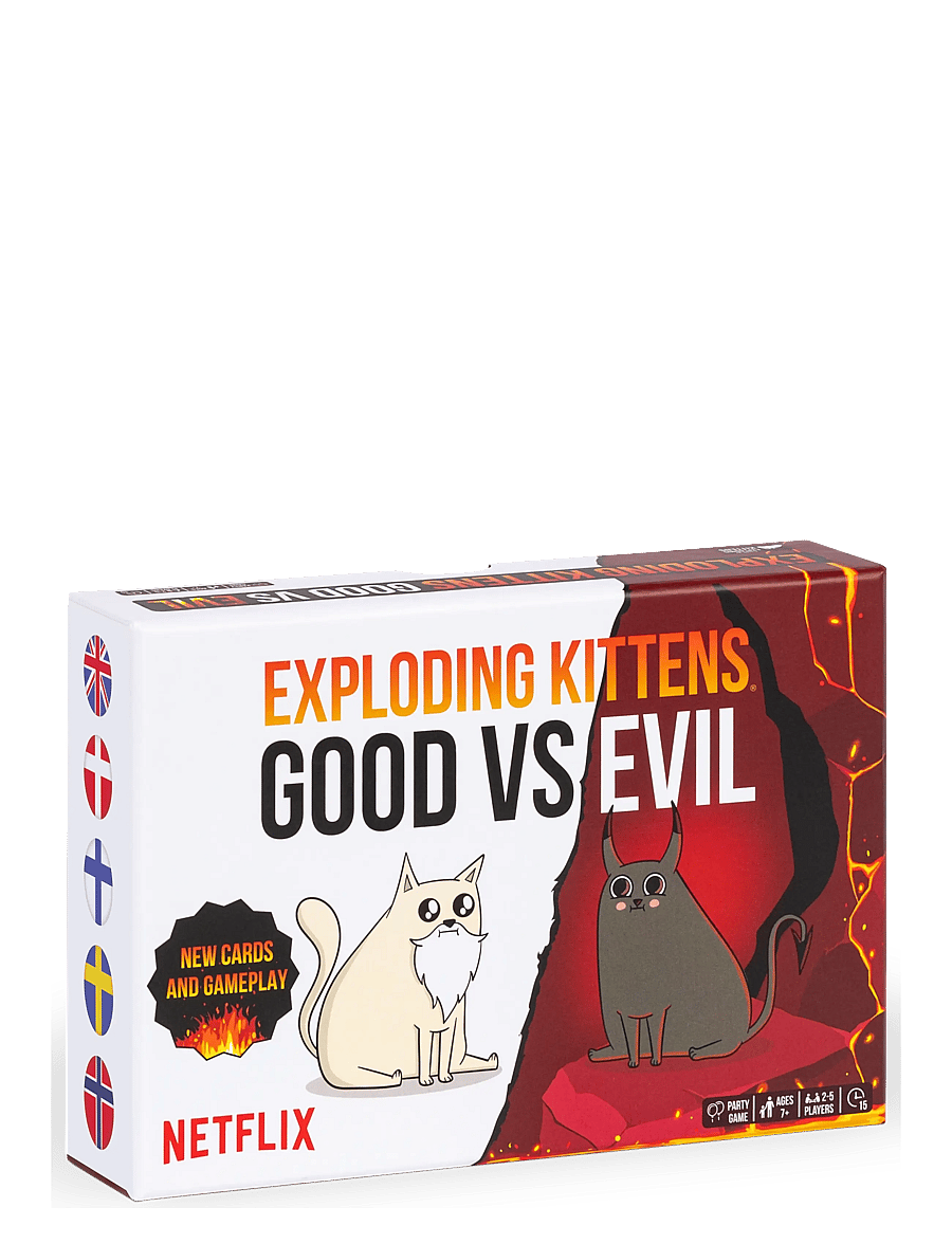 Asmodee - Exploding Kittens Good vs Evil Nordic - korttipelit - white - 0