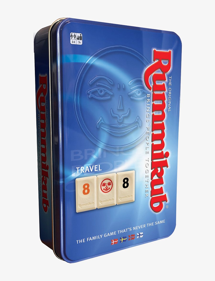 Asmodee - Rummikub Travel Nordic Tin - blue - 0