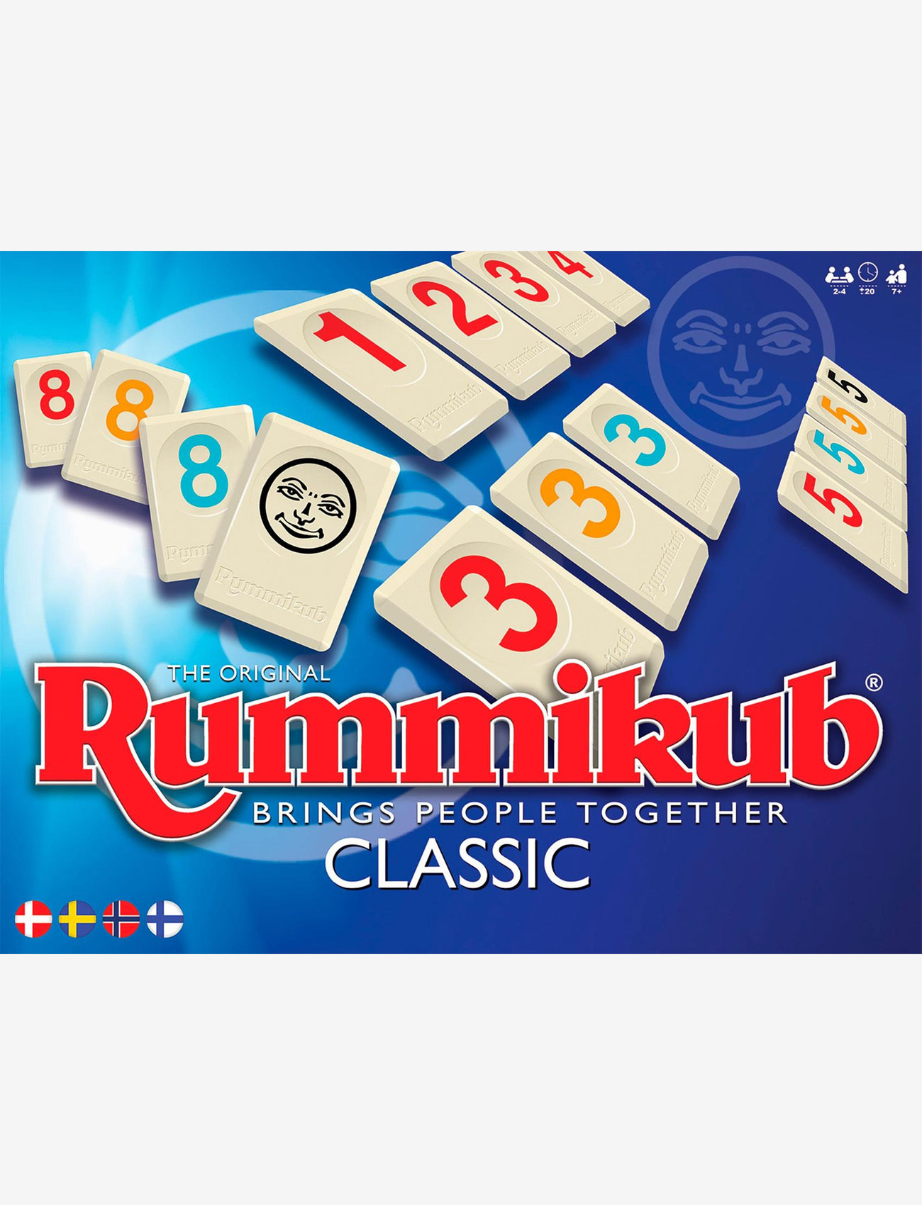 Asmodee - Rummikub (Classic) Nordic NEW - brætspil - blue - 0