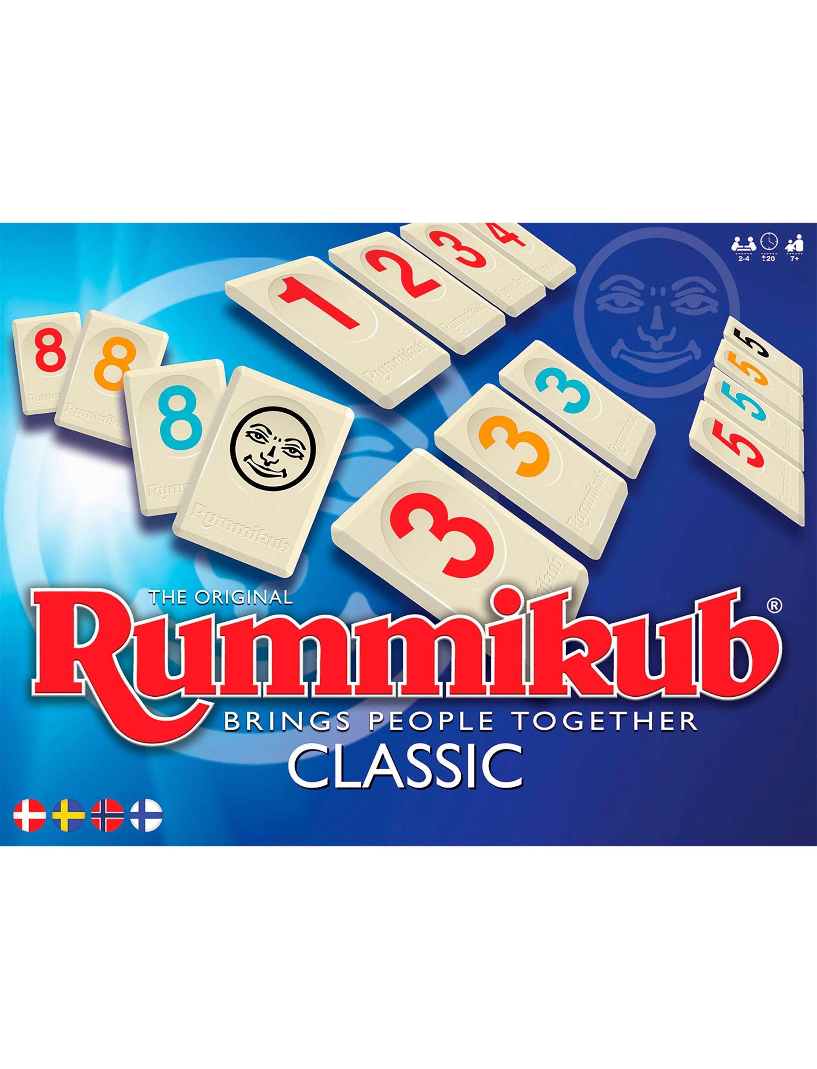 Asmodee Rummikub (Classic) Nordic NEW - 4 for 3 - BLUE / multi