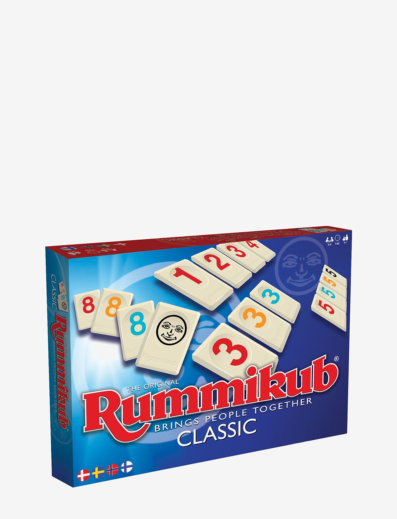 Asmodee - Rummikub (Classic) Nordic NEW - brætspil - blue - 2