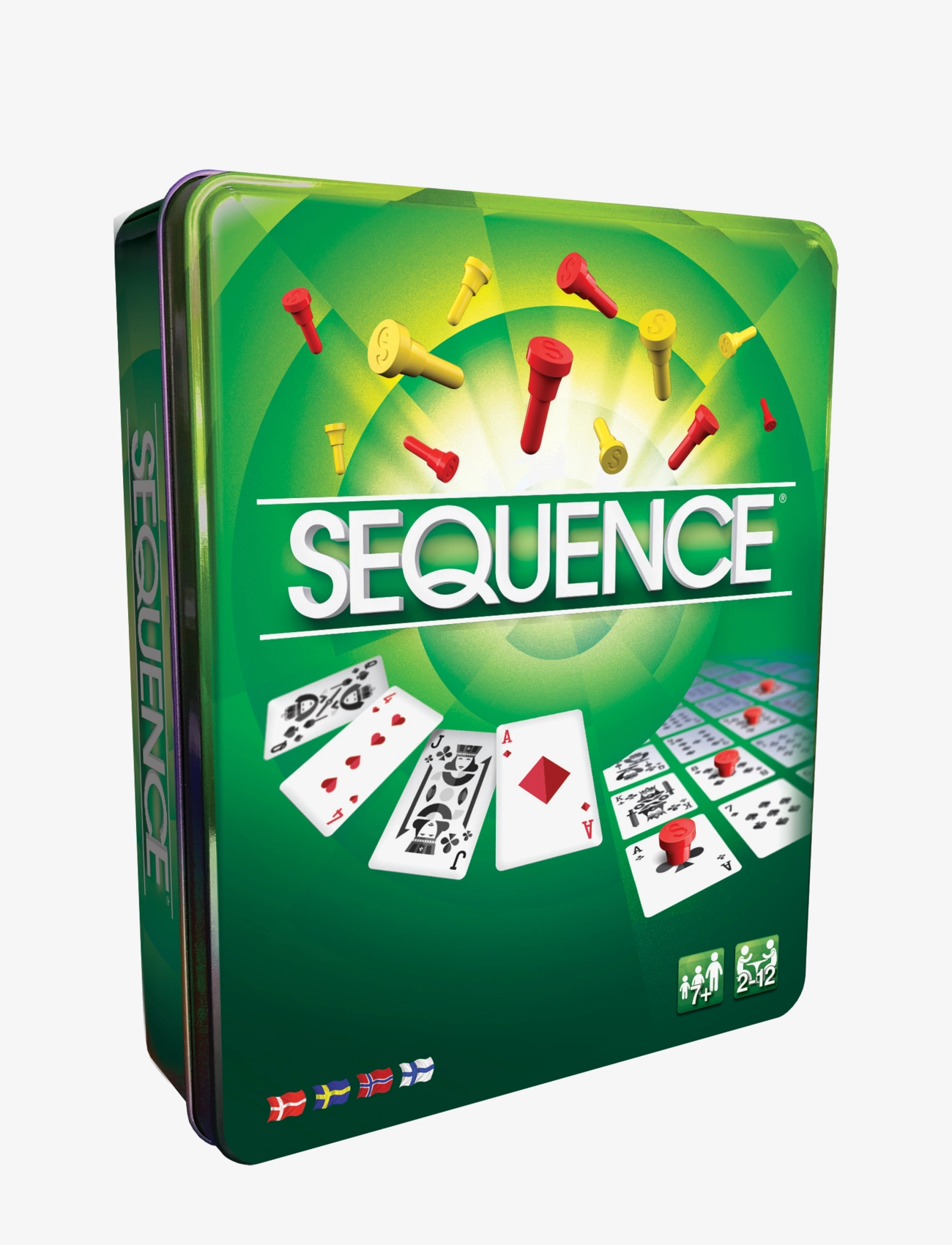 Asmodee Sequence Travel Nordic, One Size, Games, Grün - Card Kinder