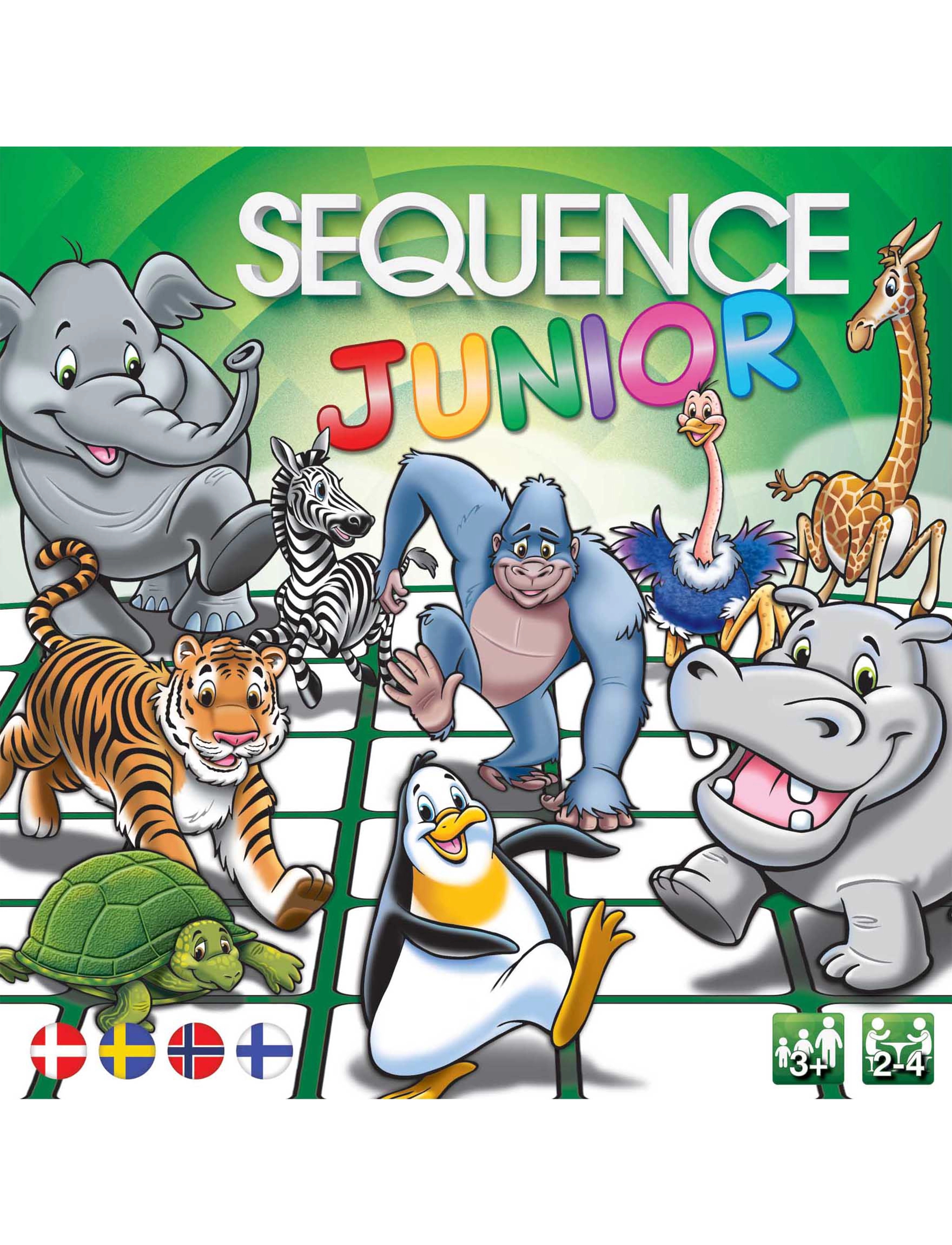 Asmodee Sequence Junior Nordic, One Size, Games, Mehrfarbig/gemustert - Board Kinder