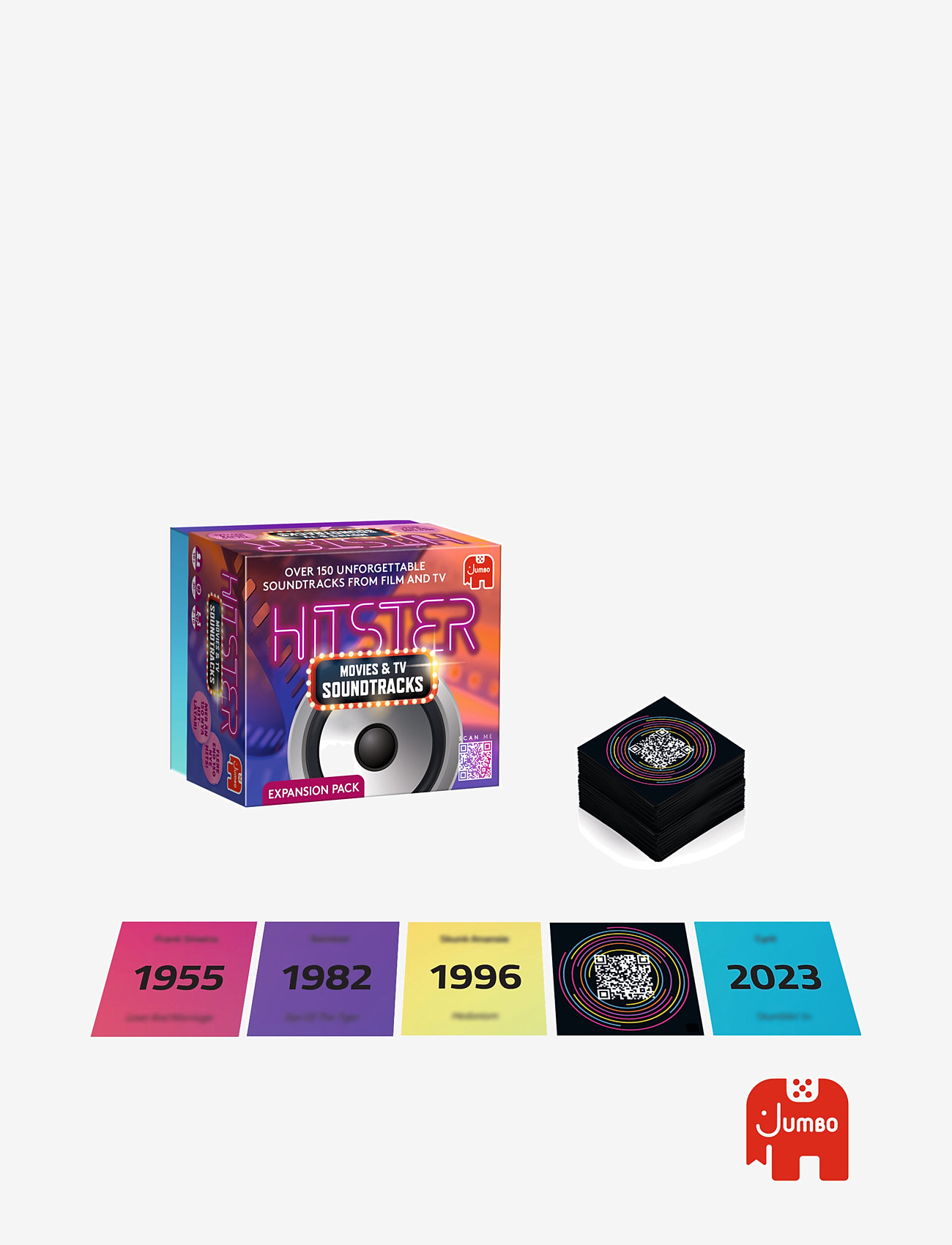 Asmodee - Hitster Soundtracks Nordic - kortspel - black - 1