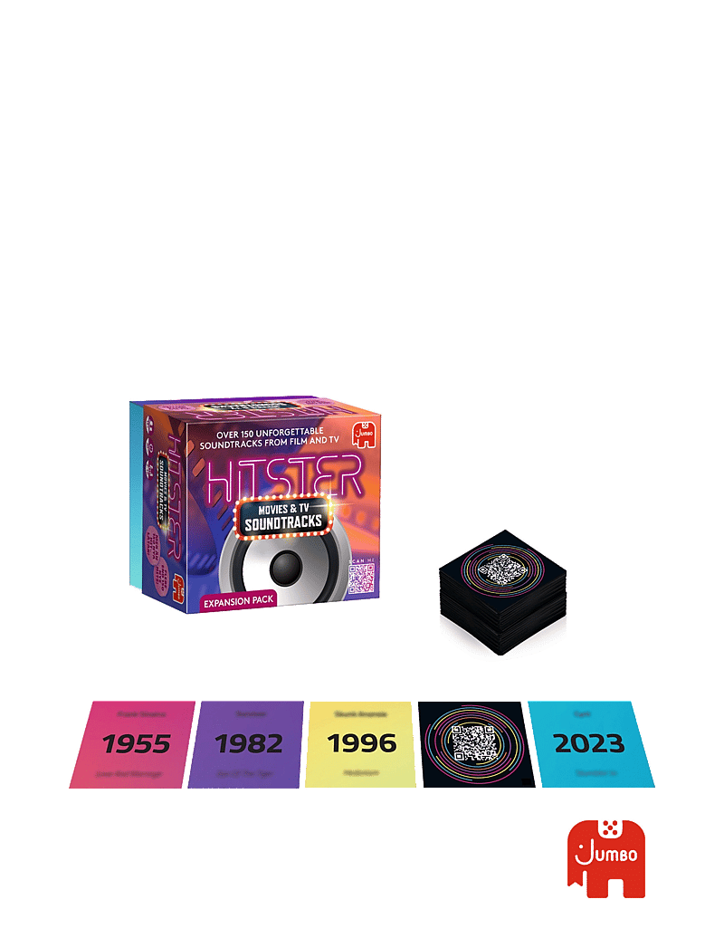 Asmodee - Hitster Soundtracks Nordic - kartenspiele - black - 1