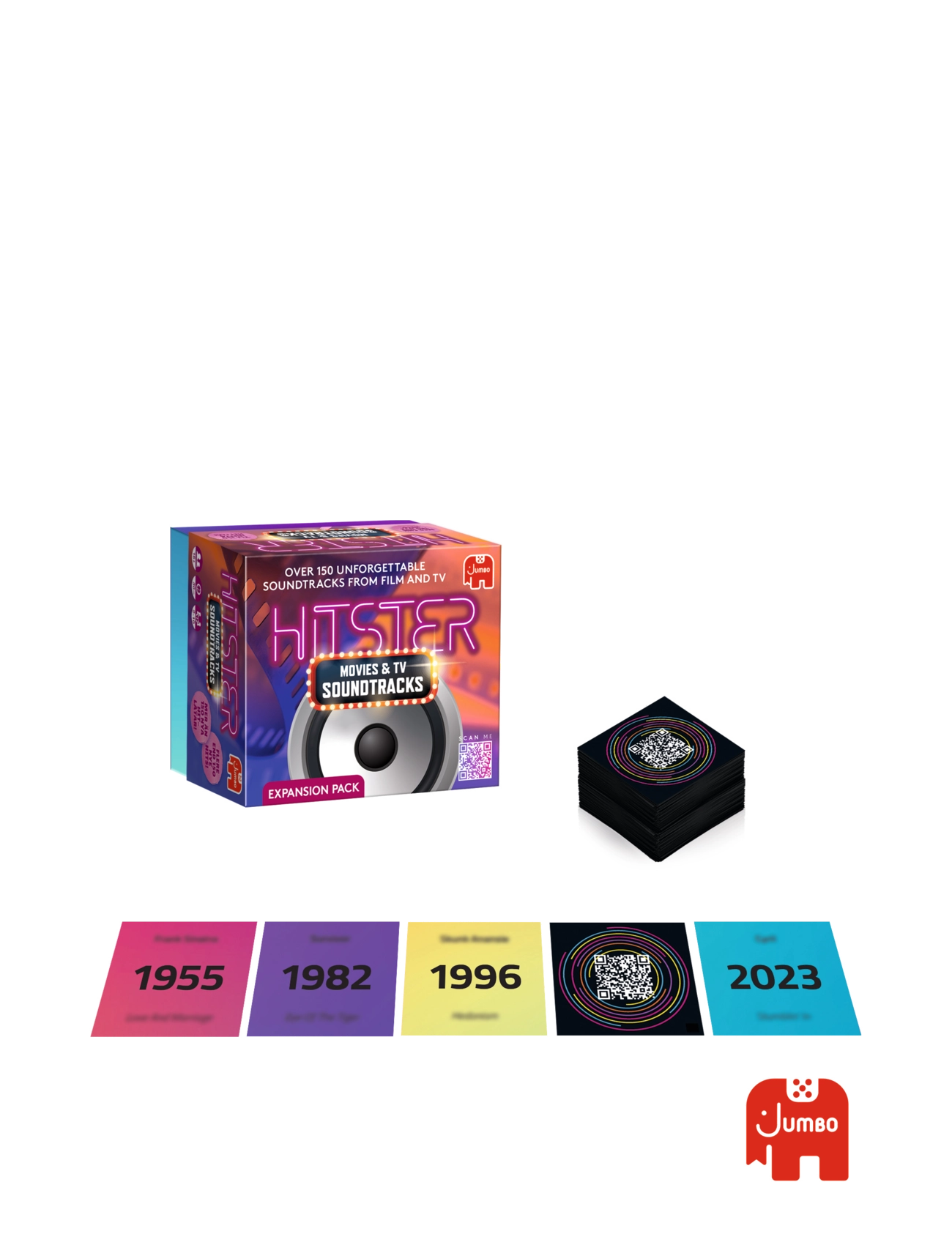 Asmodee - Hitster Soundtracks Nordic - gry karciane - black - 1