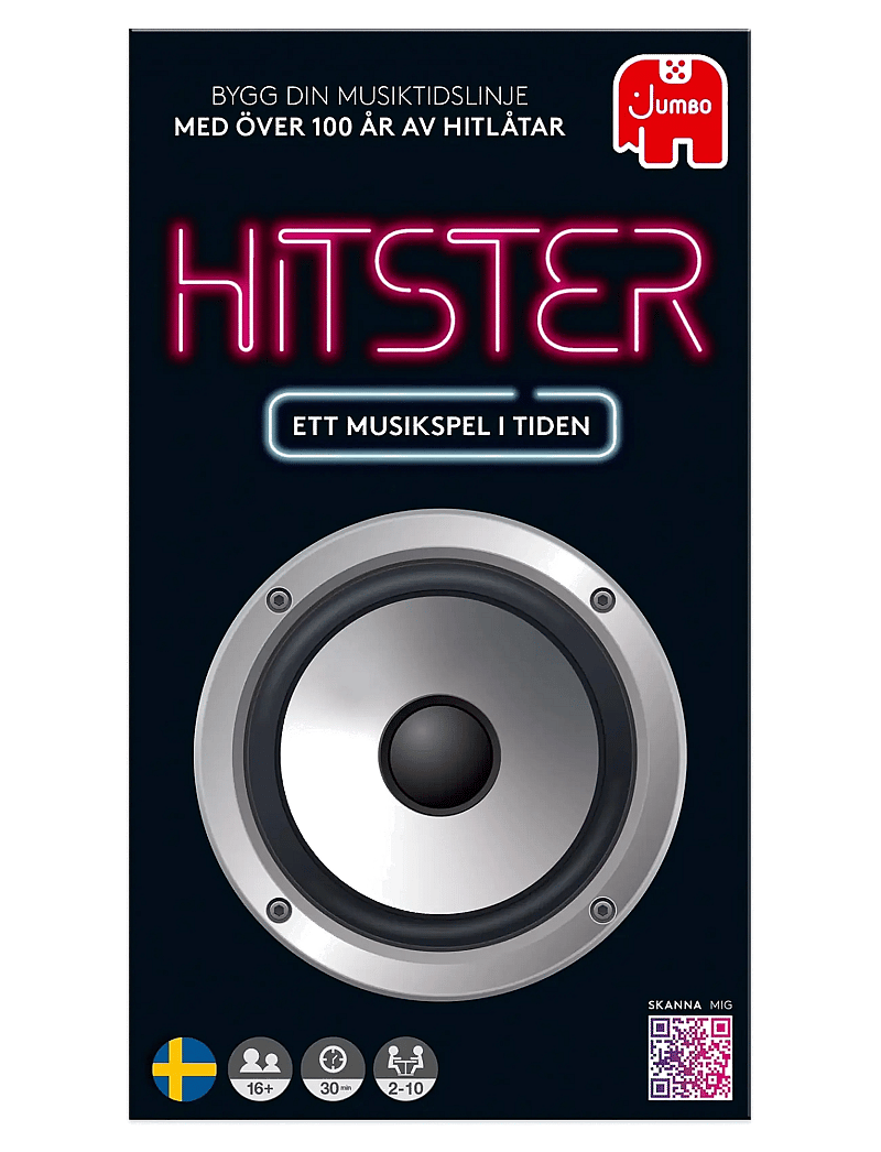 Asmodee - Hitster Original SWEDISH (New) - brettspiele - black - 0
