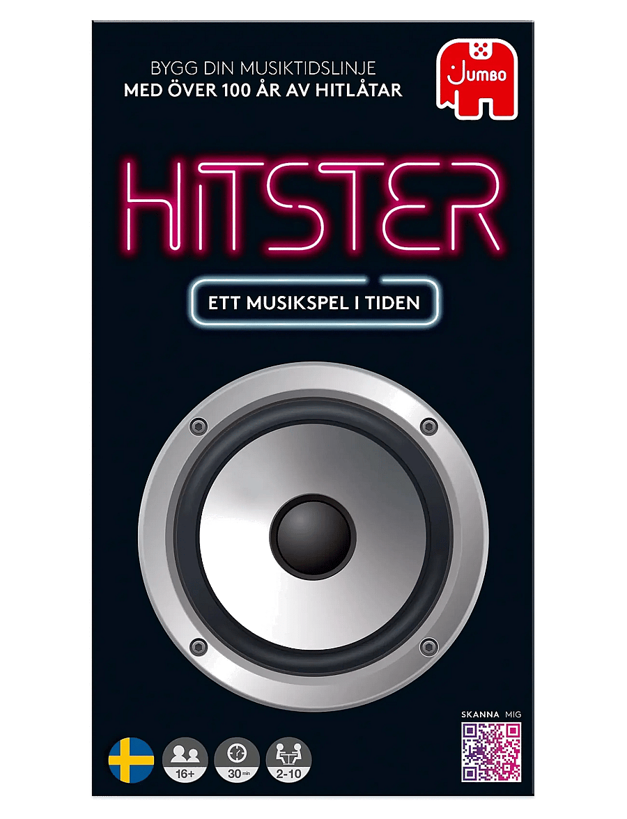 Asmodee - Hitster Original SWEDISH (New) - board games - black - 0