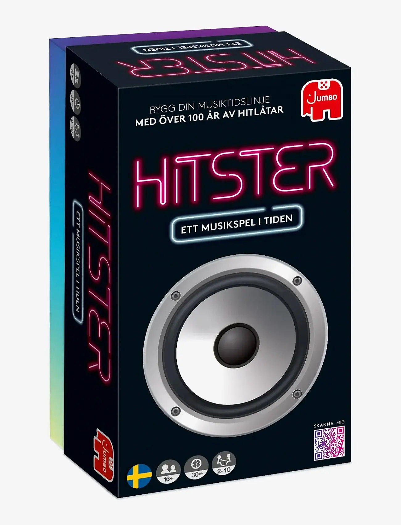 Asmodee - Hitster Original SWEDISH (New) - board games - black - 2