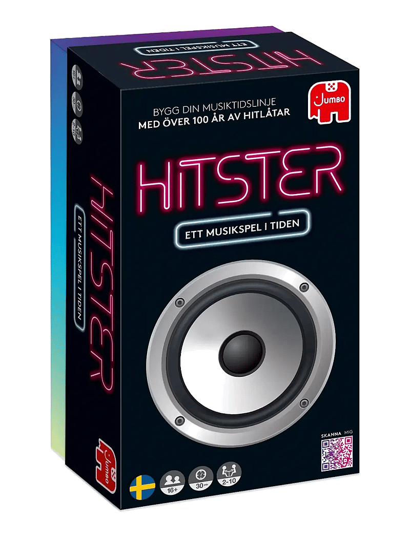 Asmodee - Hitster Original SWEDISH (New) - brettspiele - black - 2