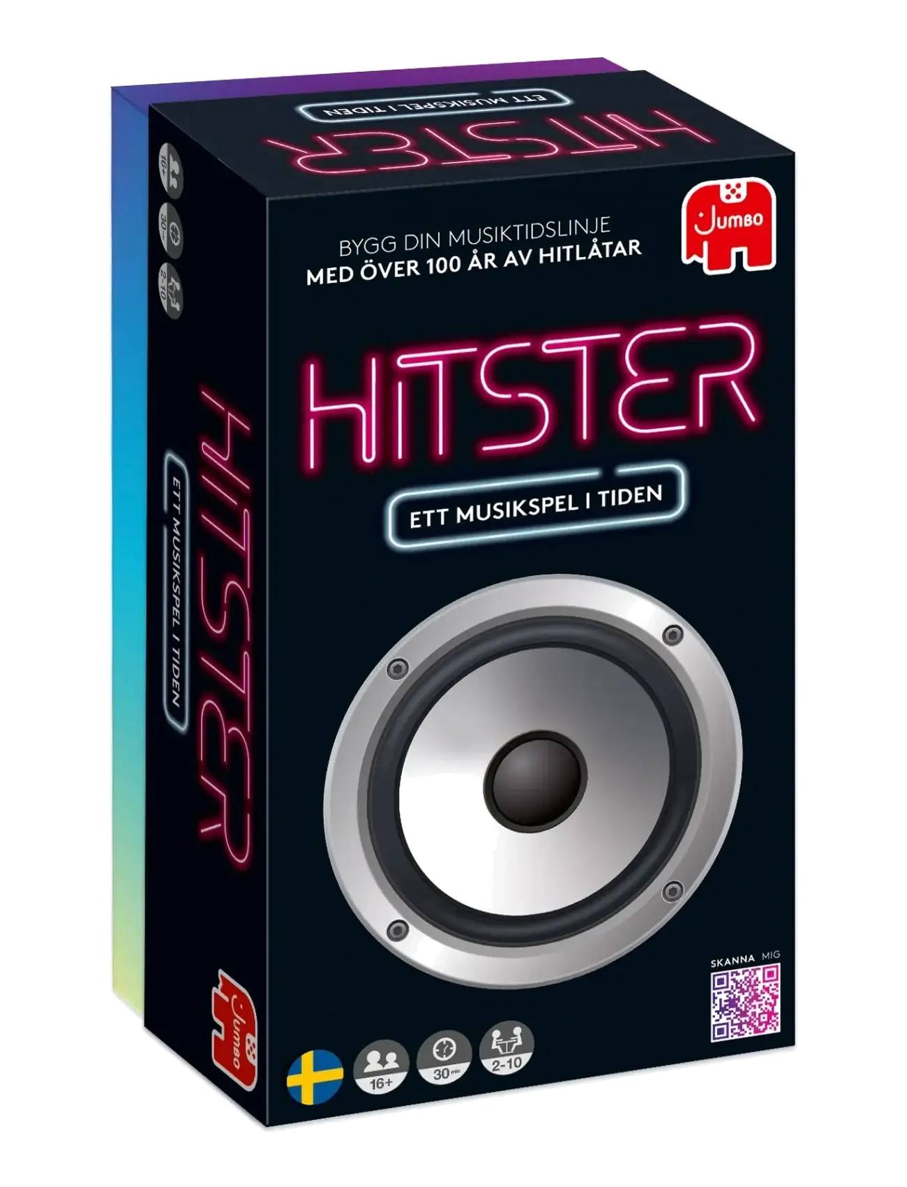 Asmodee - Hitster Original SWEDISH (New) - board games - black - 2