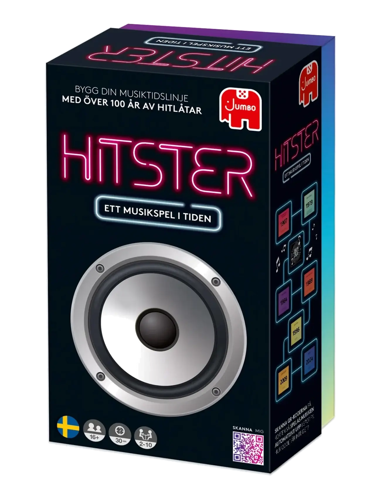 Asmodee - Hitster Original SWEDISH (New) - board games - black - 4