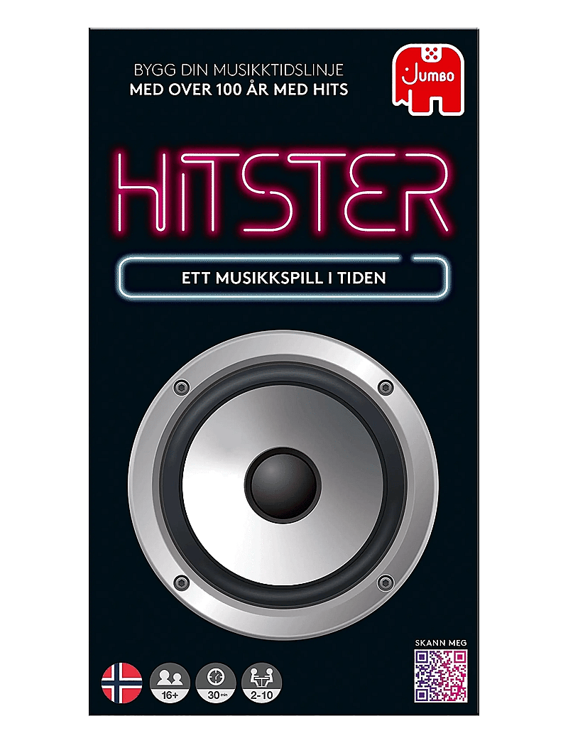 Asmodee - Hitster Original NORWEGIAN (New) - brettspiele - black - 0