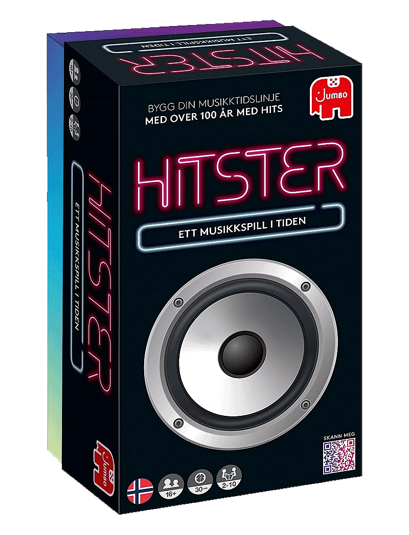 Asmodee - Hitster Original NORWEGIAN (New) - brettspiele - black - 2