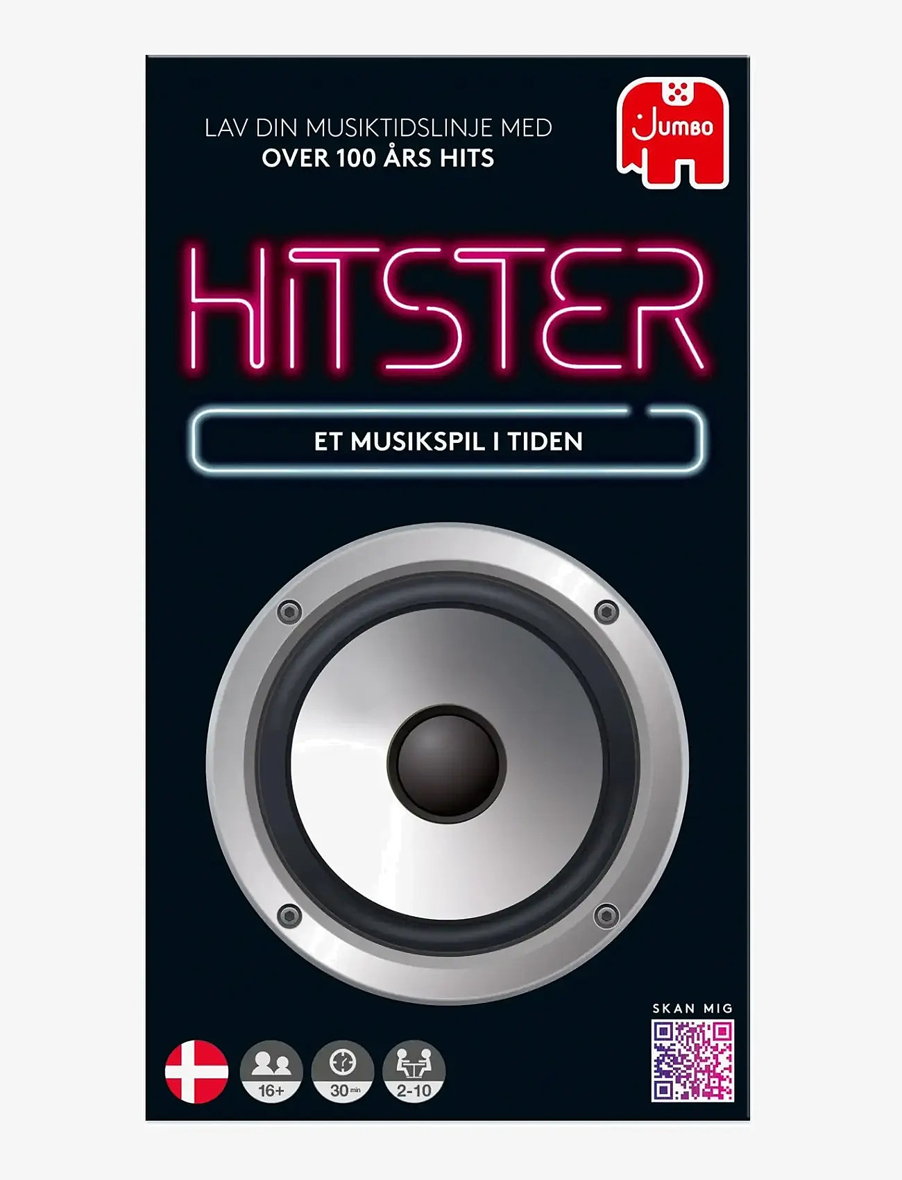 Asmodee Hitster Original DANISH (New) - Games - BLACK / black