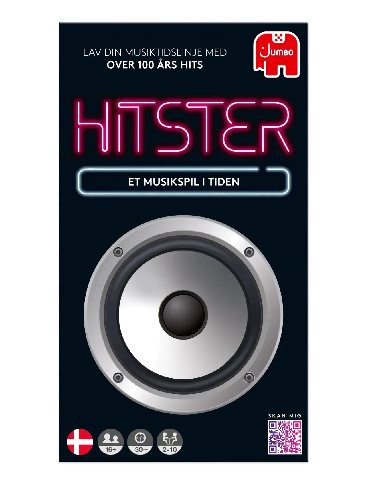 Asmodee Hitster Original Danish (New), DANISH, Games, Schwarz - Board Kinder