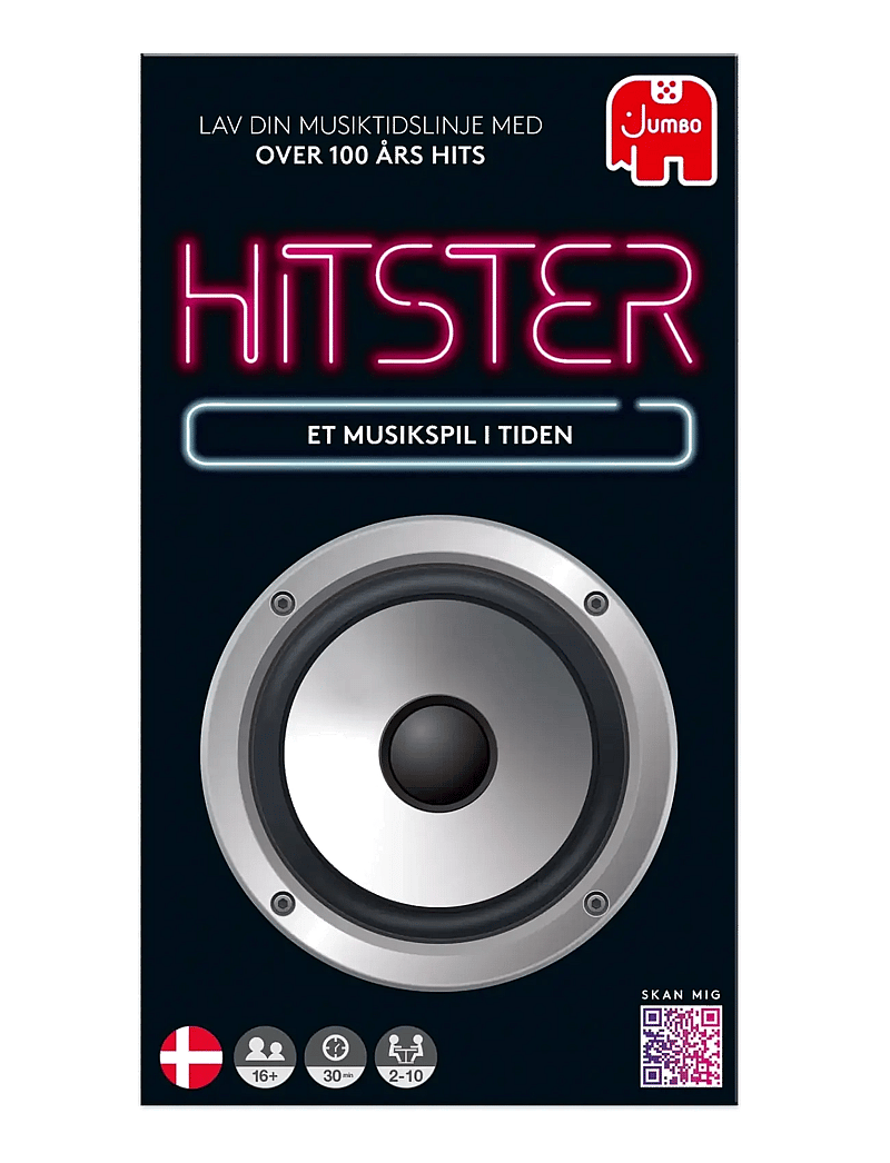 Asmodee - Hitster Original DANISH (New) - brettspiele - black - 0