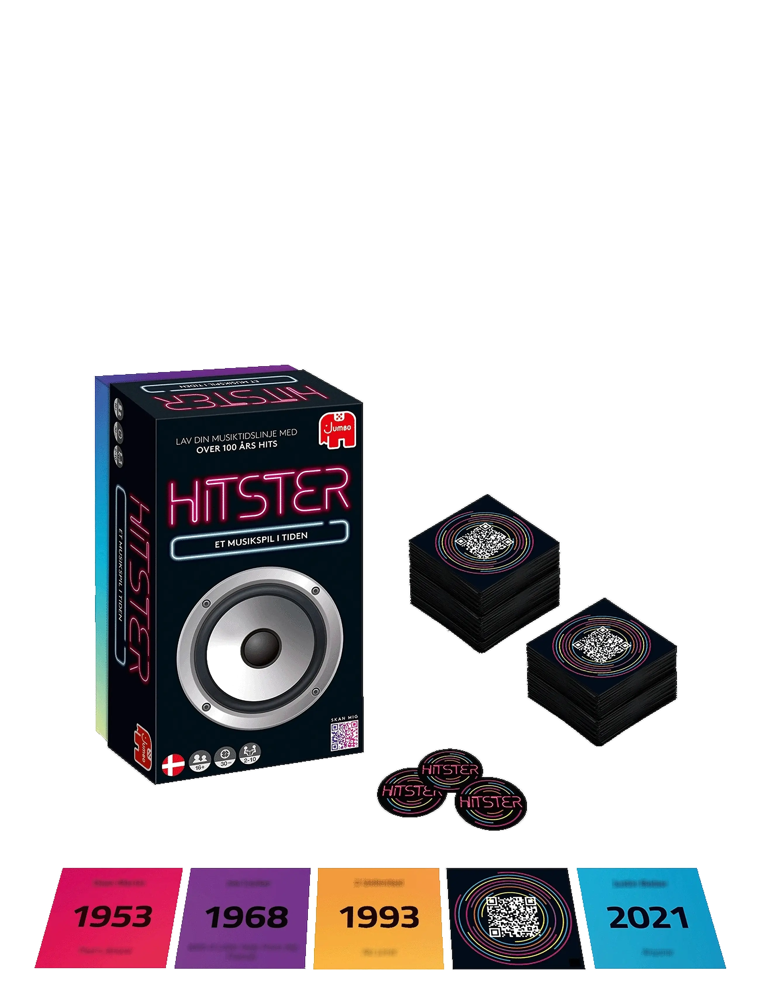 Asmodee - Hitster Original DANISH (New) - black - 2