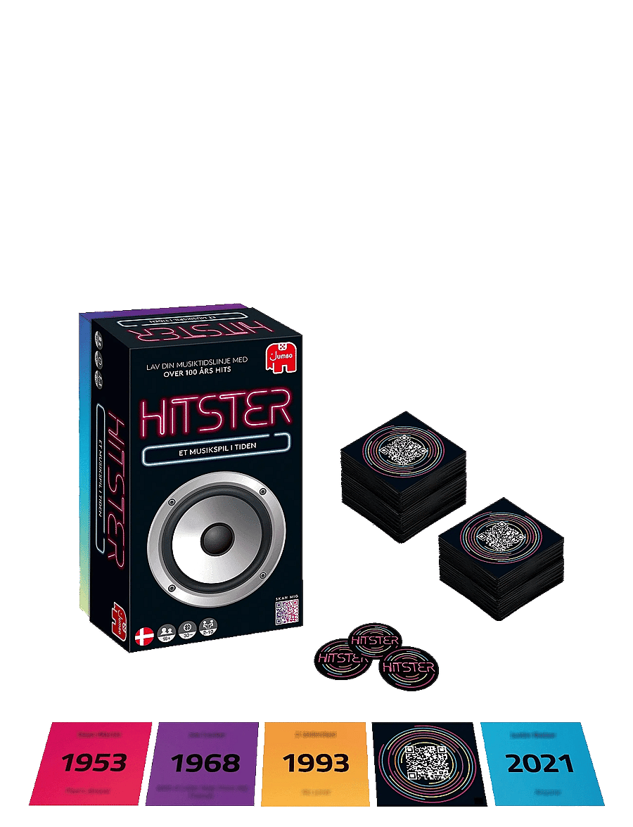 Asmodee - Hitster Original DANISH (New) - black - 2