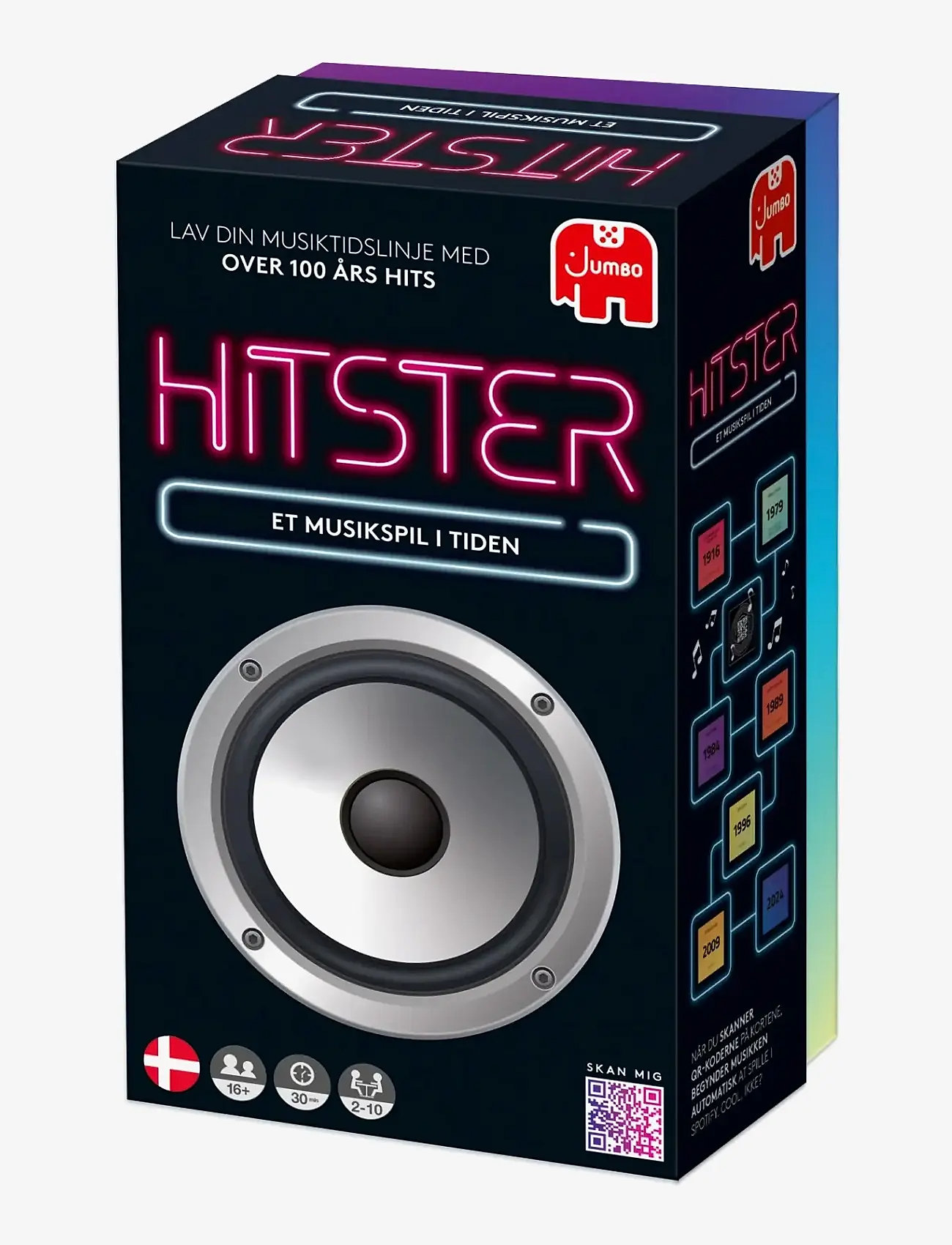Asmodee - Hitster Original DANISH (New) - brettspiele - black - 4