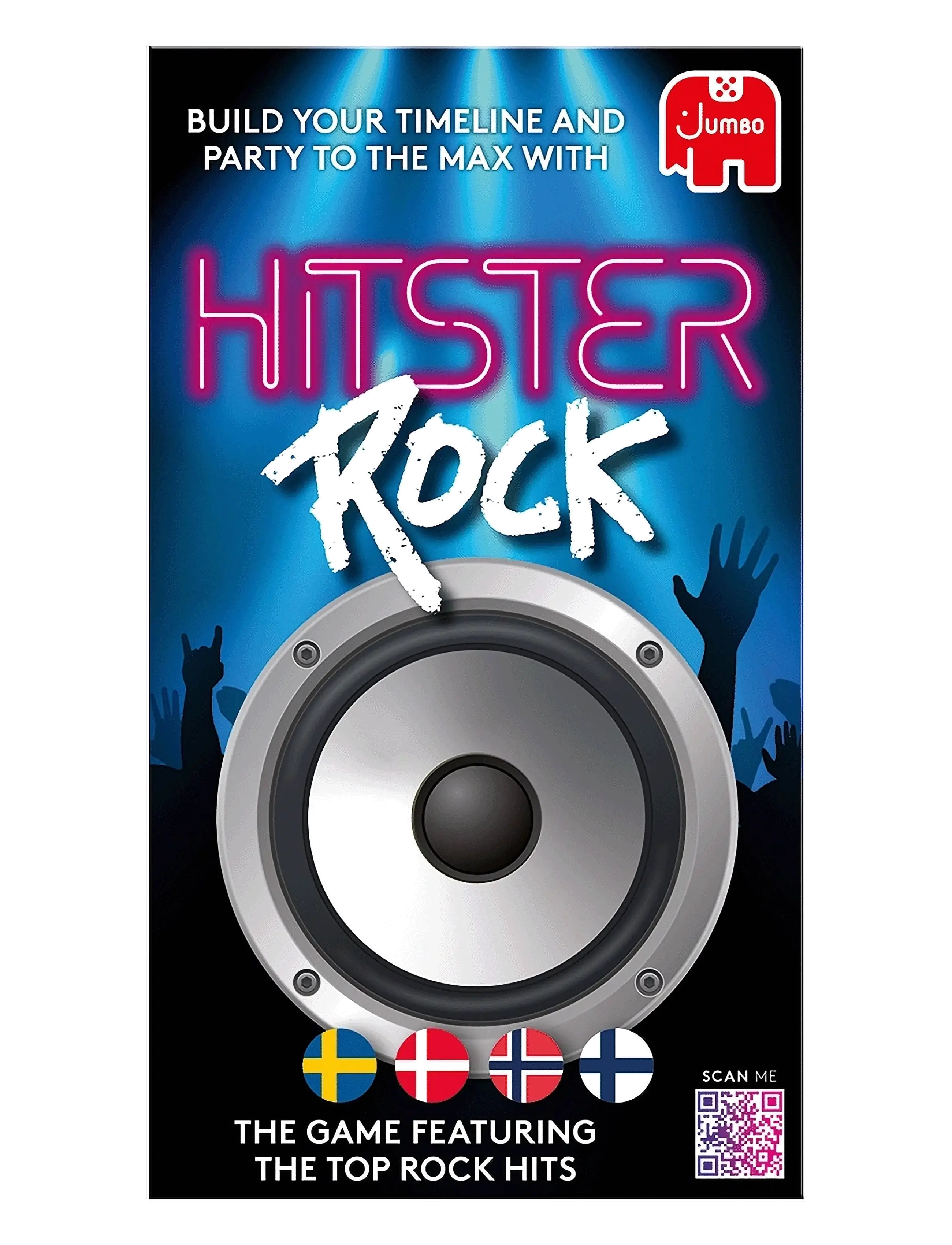 ASMODEE Hitster Rock Nordic (New) Schwarz - One Size - Kinder