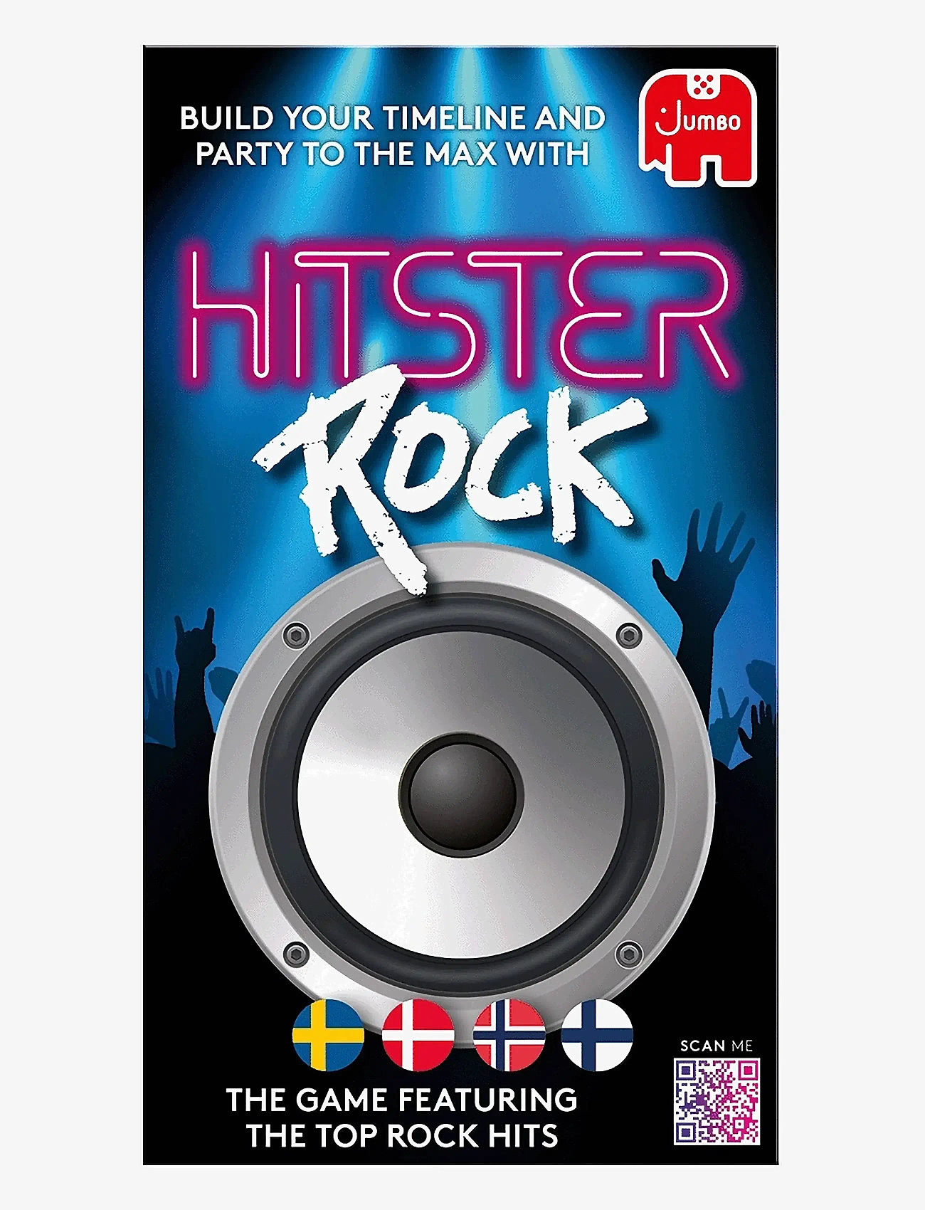 Asmodee - Hitster Rock NORDIC (New) - aktive spil - black - 1