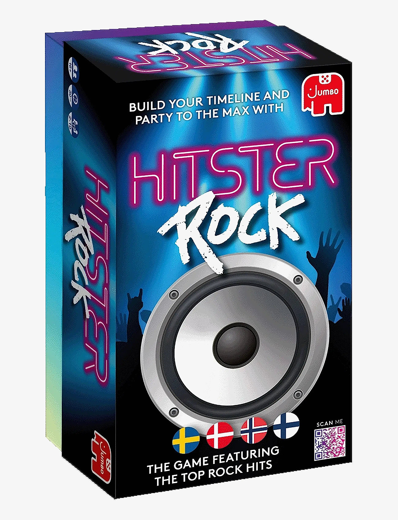 Asmodee - Hitster Rock NORDIC (New) - aktive spil - black - 2