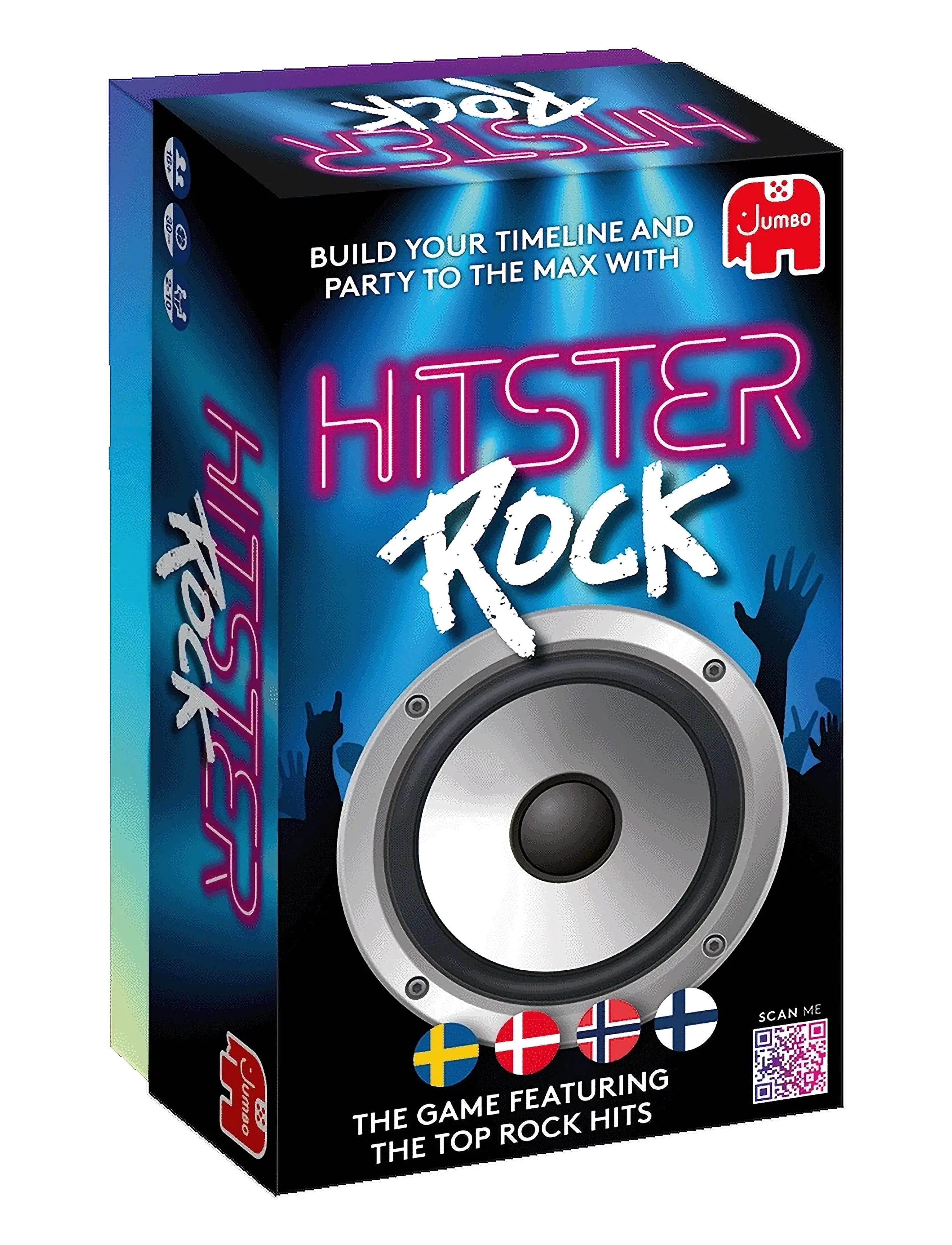 Asmodee - Hitster Rock NORDIC (New) - active games - black - 1