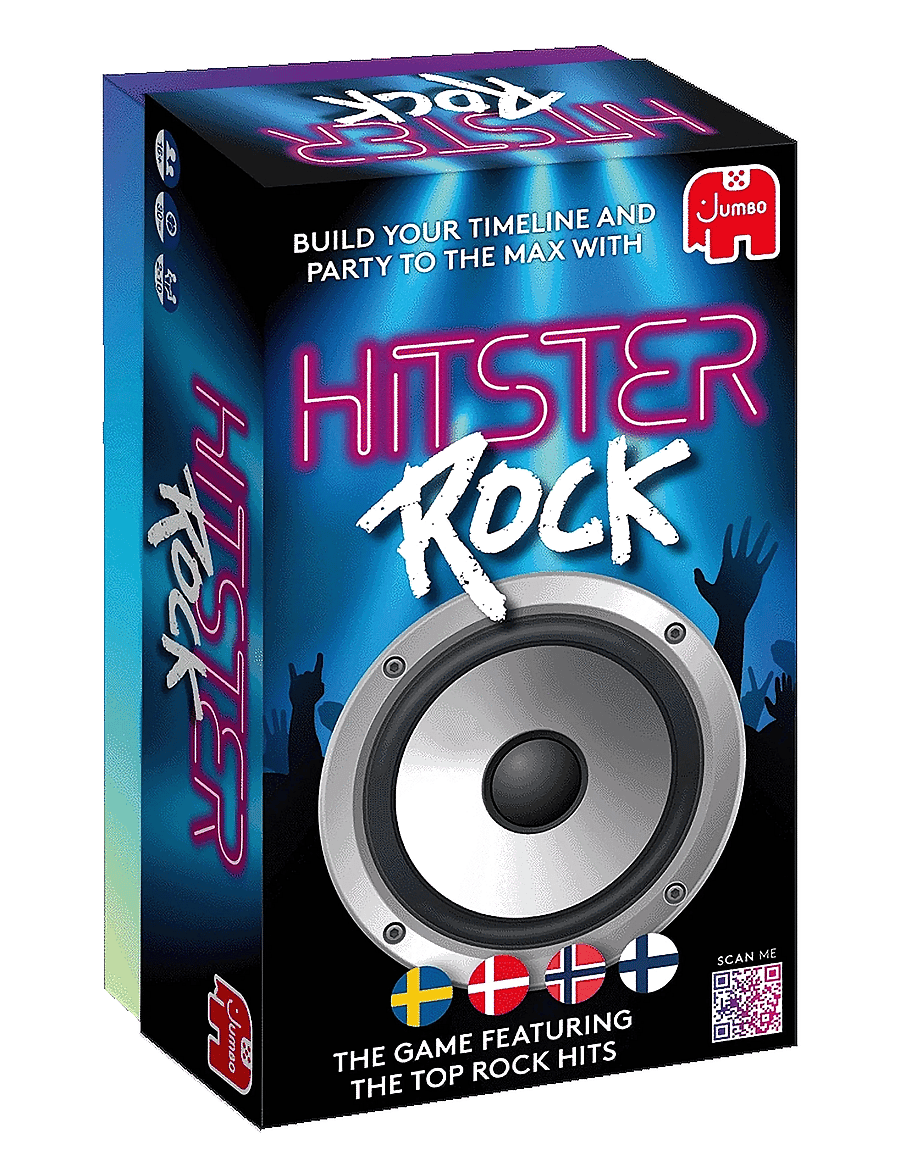 Asmodee - Hitster Rock NORDIC (New) - active games - black - 1