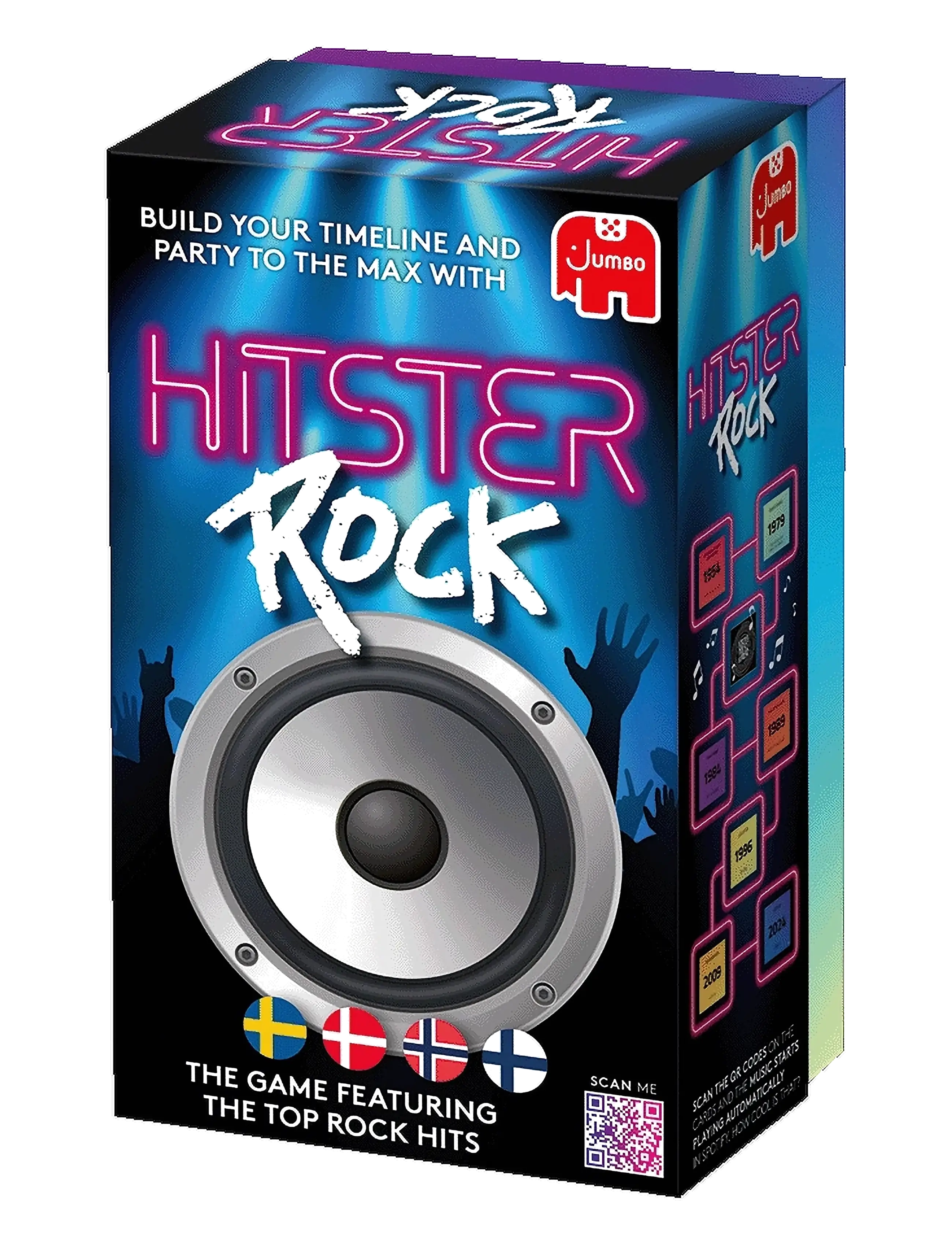 Asmodee - Hitster Rock NORDIC (New) - active games - black - 3